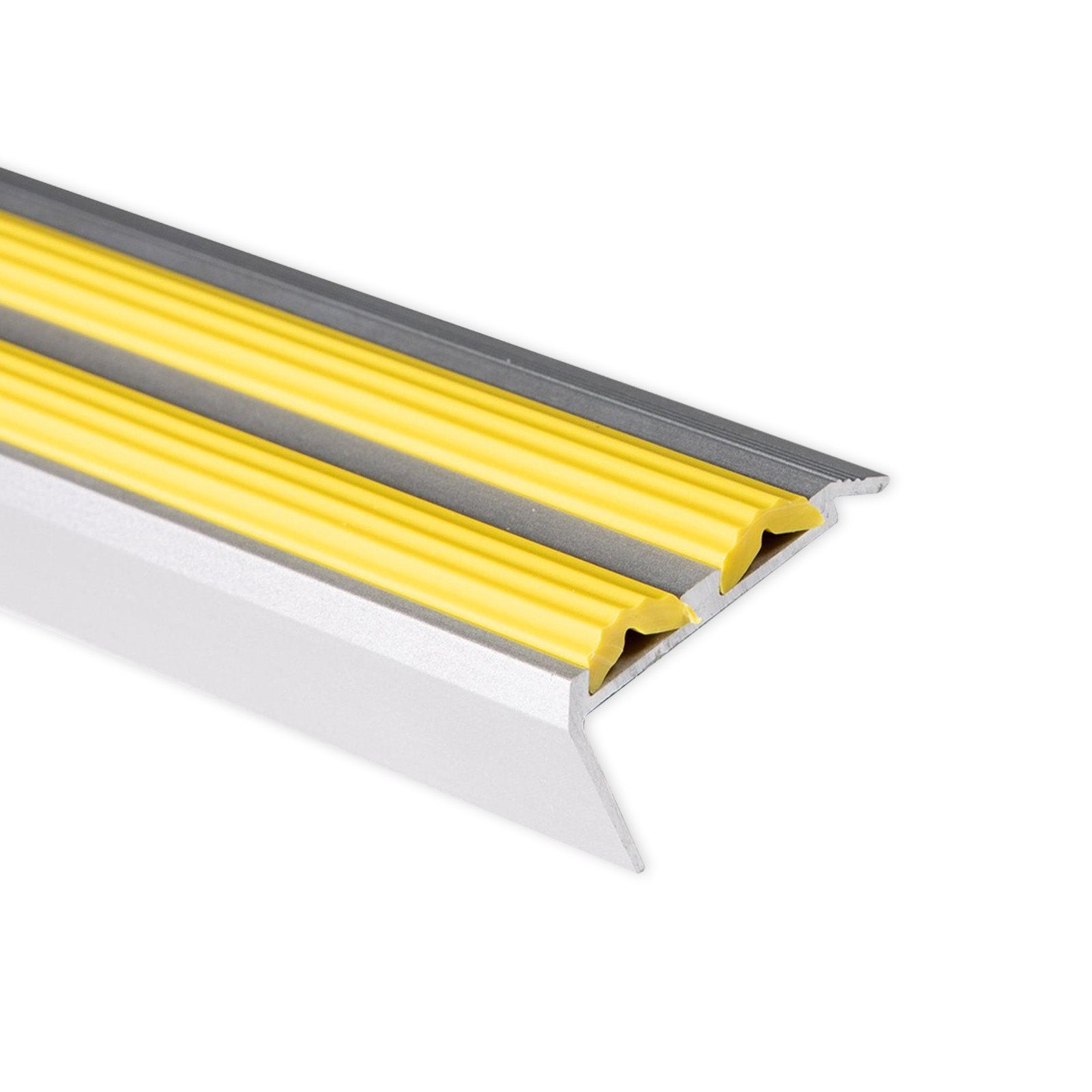 Casa Pura - Seuil D'Escalier Avec Double Caoutchouc Power Grip Longueur: 90 Cm Pré-percé Jaune