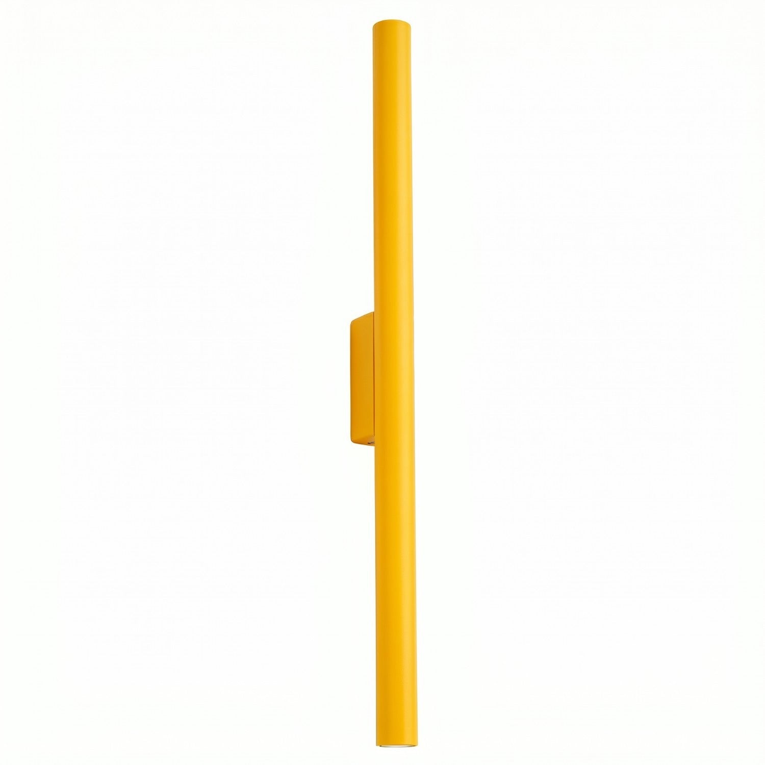 Applique Murale Minimaliste Jaune Tube Fin Haut Bas 2xg9 8w Pastelo