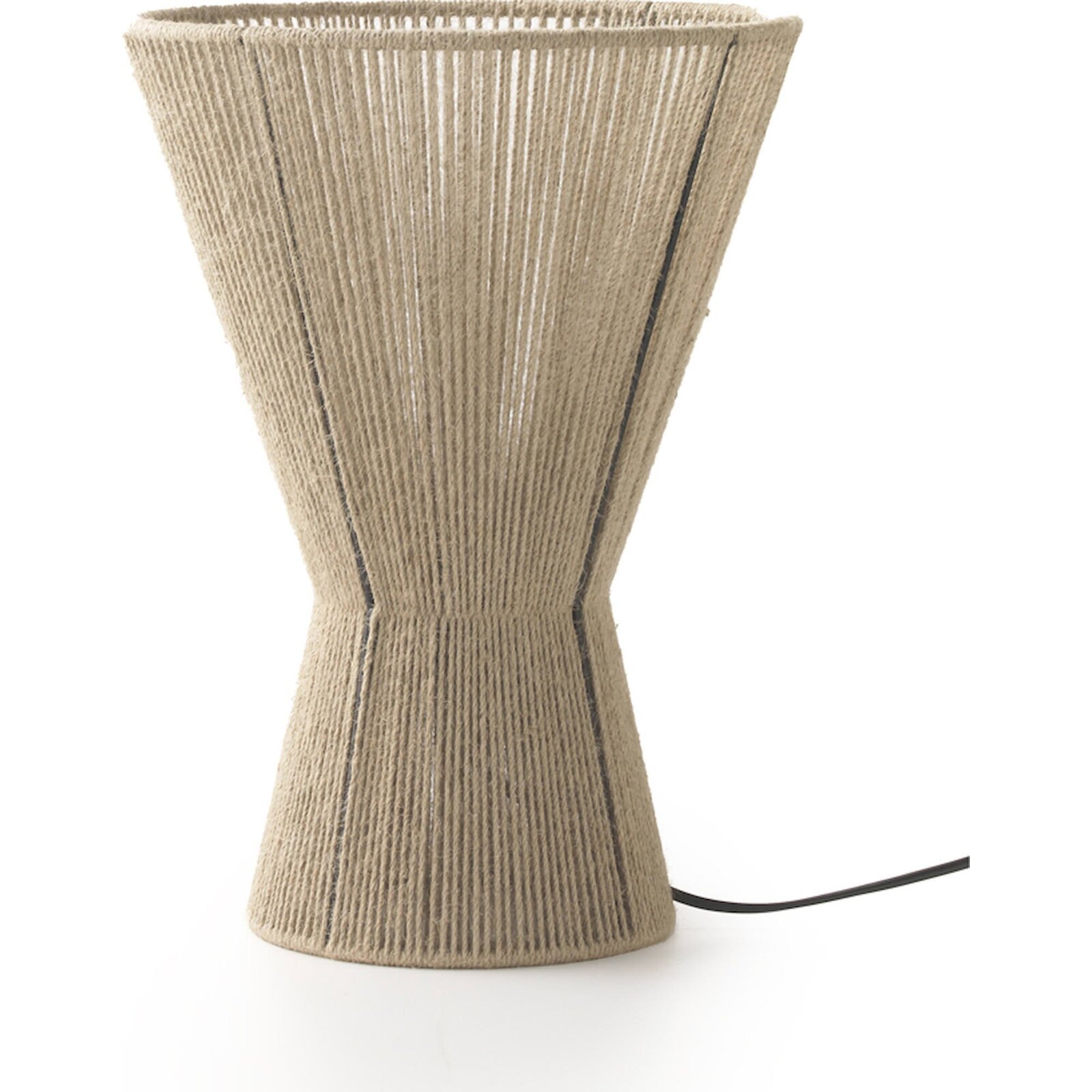 Lampe De Table En Jute Artisanale Style Naturel Chaleureux - Jute Naturel Marron Clair