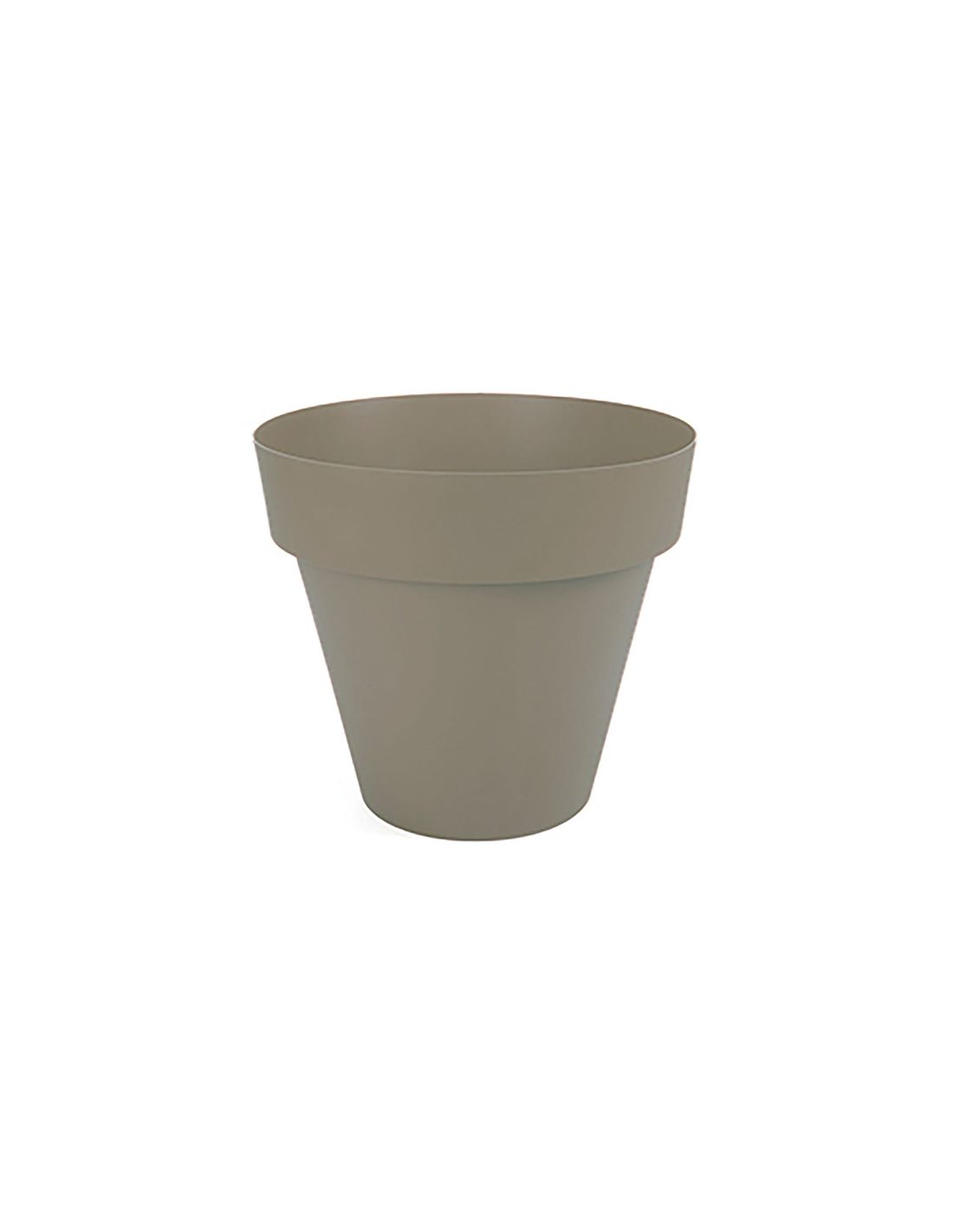 Pot D'Injection Taupe - Ø14cm - Polypropylène Robuste - Extérieur