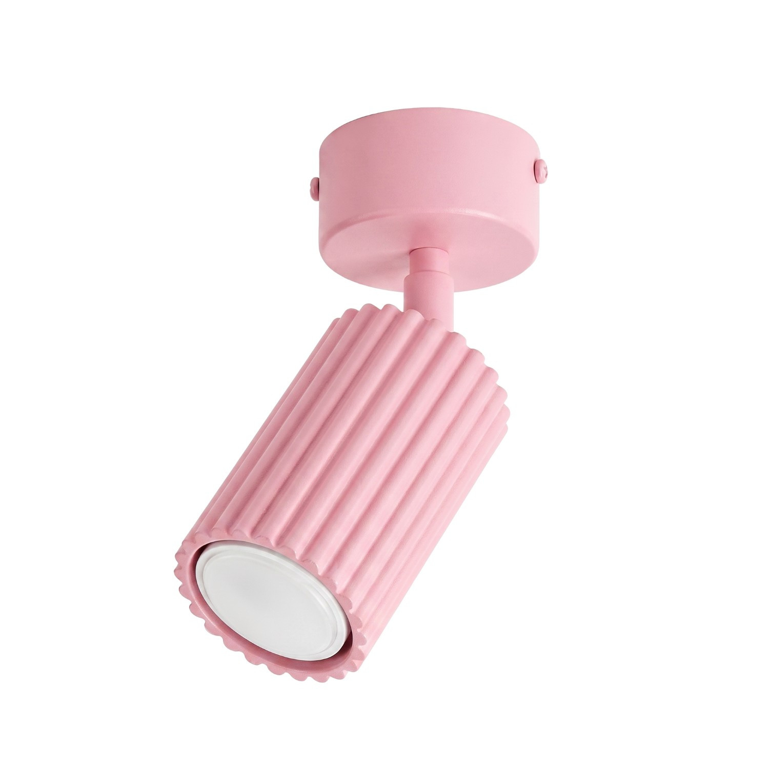 Plafonniers Karbon Aluminium Rose 1xgu10 7cm Sollux