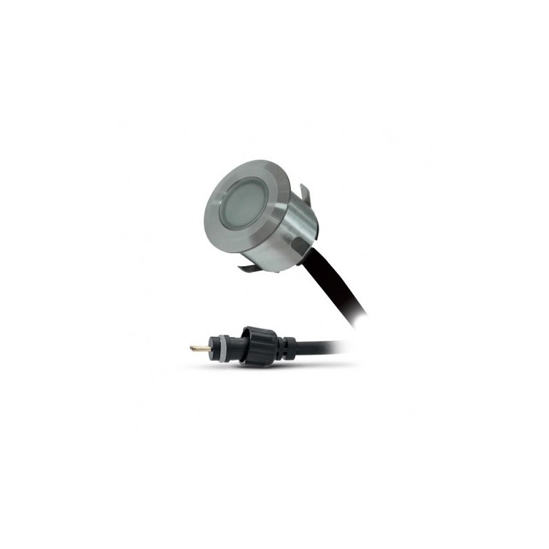 Spot Led Terrasse 0,6w 6lm 110° Ac12v Ip67 - Blanc Du Jour 6000k