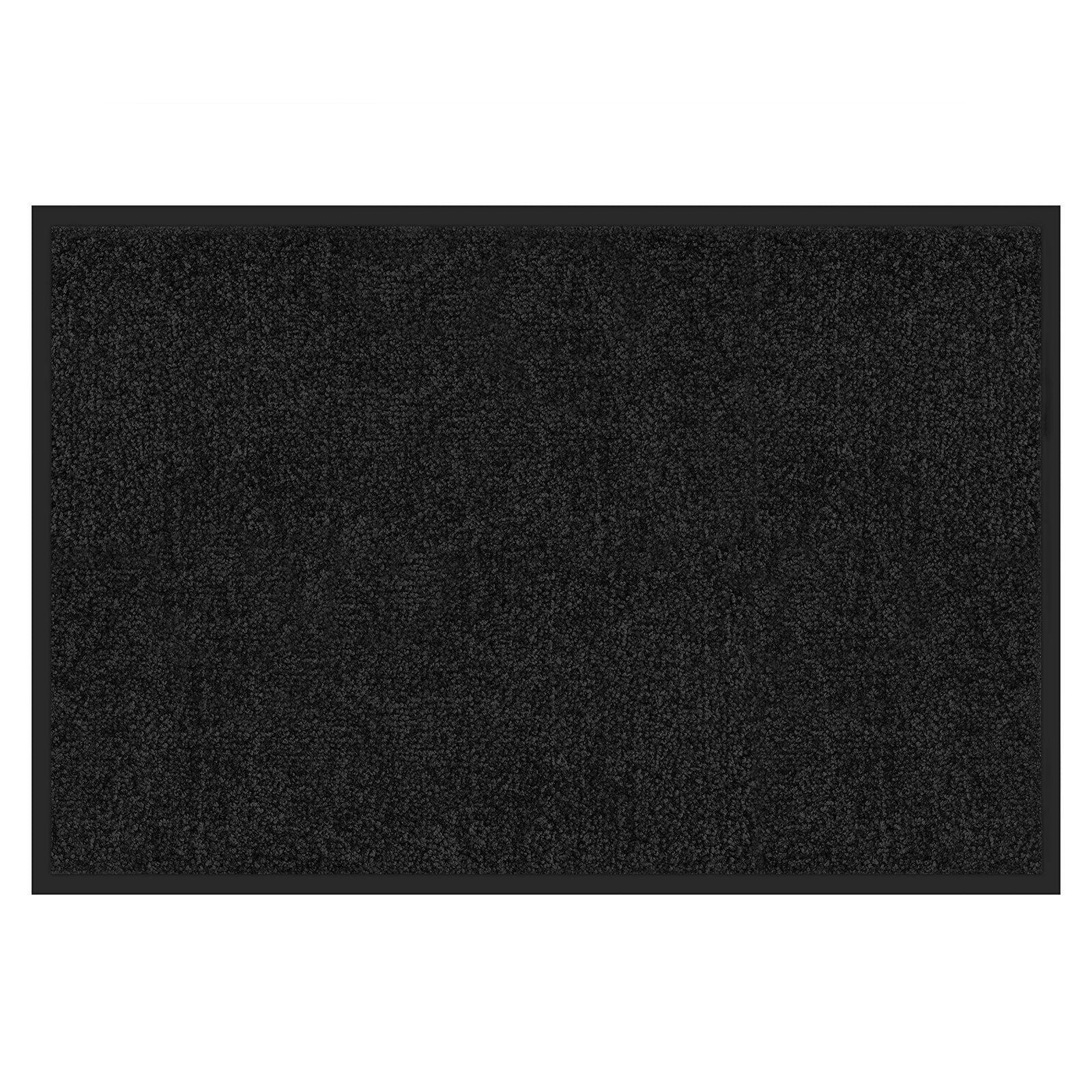 Karat - Tapis De Porte Paillasson D'Entrée Rhine Noir 120 X 300 Cm