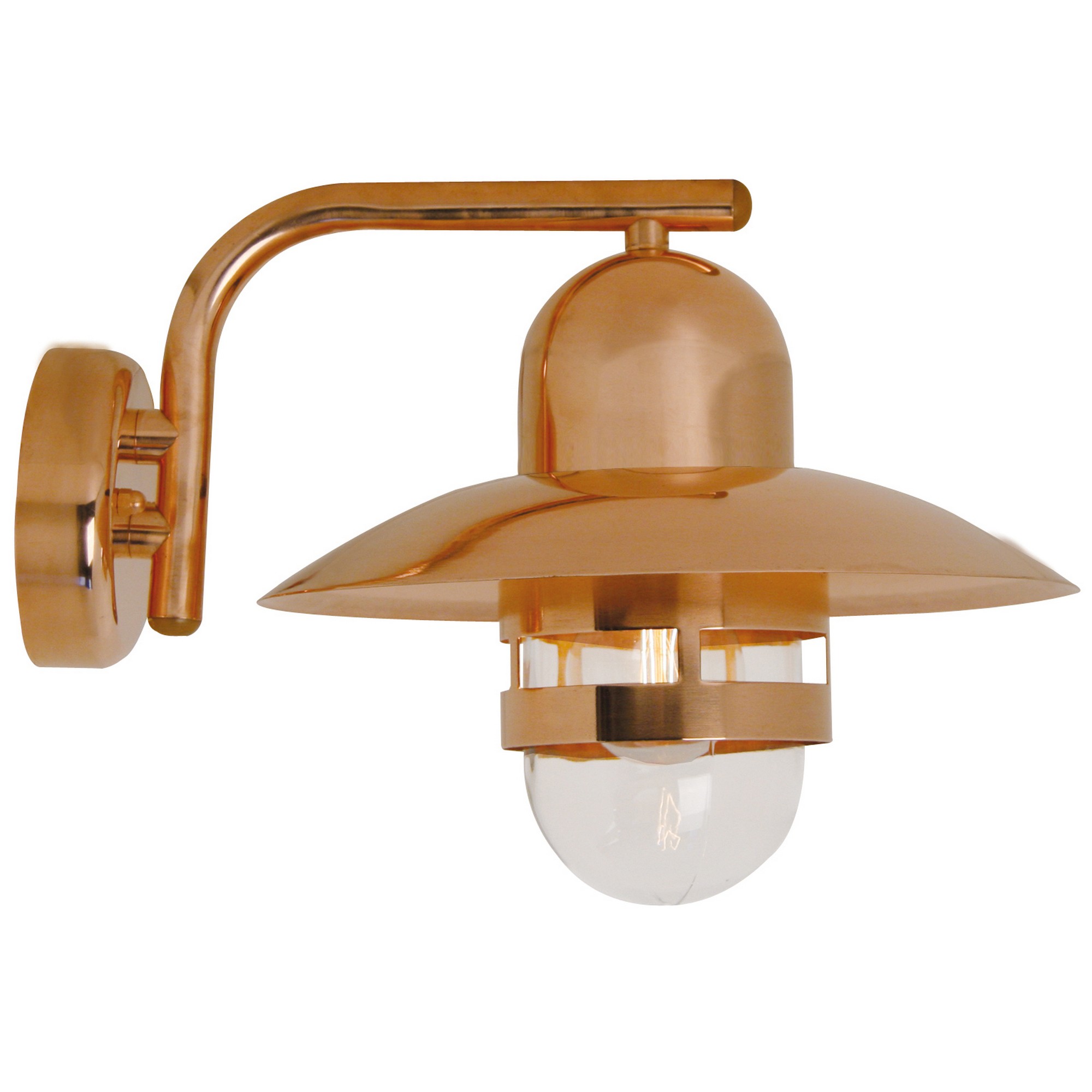 Applique Murale Nibe Cuivre Cuivre, H.24 - Ip54 - E27 / Nordlux Extérieur