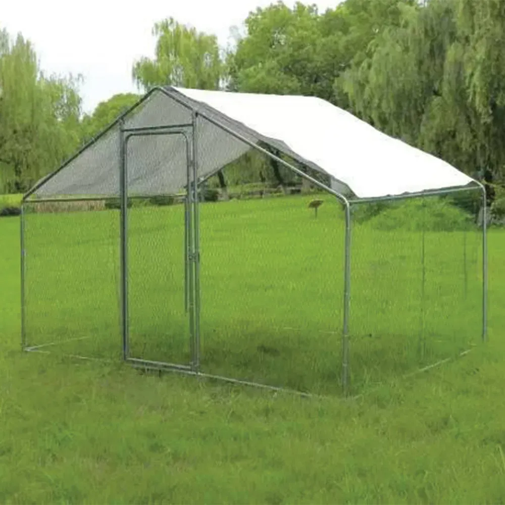 Enclos À Volailles 6 M² Avec Toit Étanche Et Cadre Renforcé