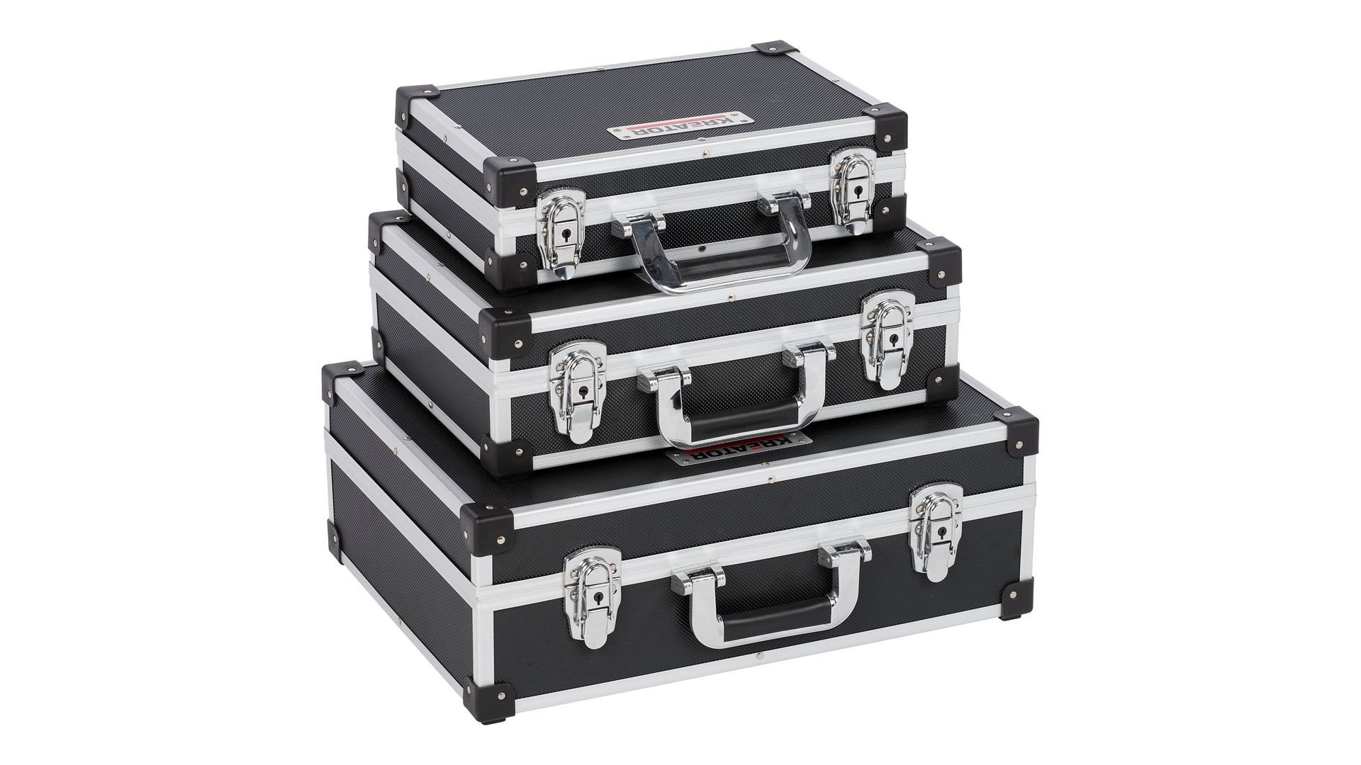 Boîte À Outils Varo Krt640401b Aluminium 3 Unités