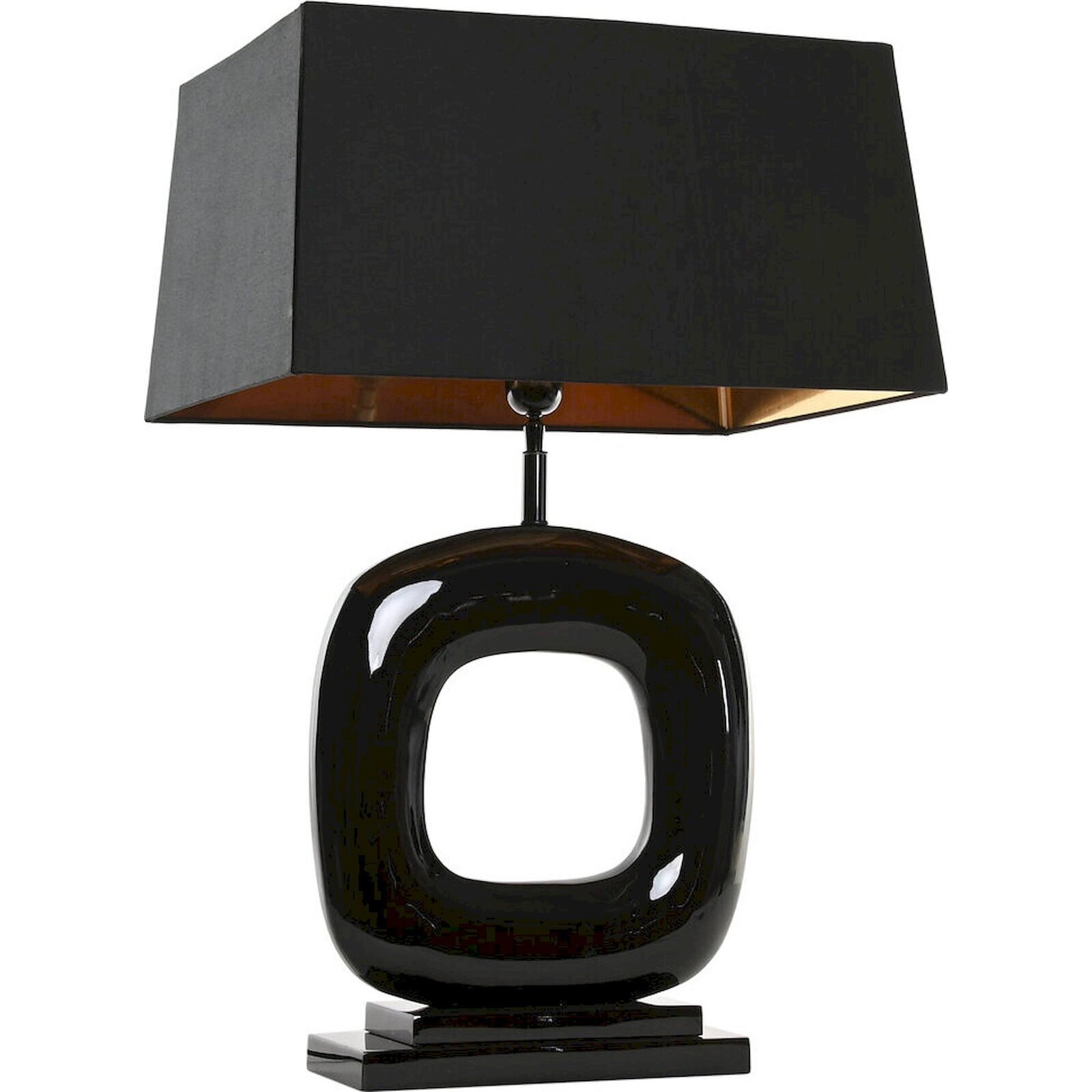 Élégance Intemporelle Avec Lampe En Acier Noir - Noir Profond Élégant