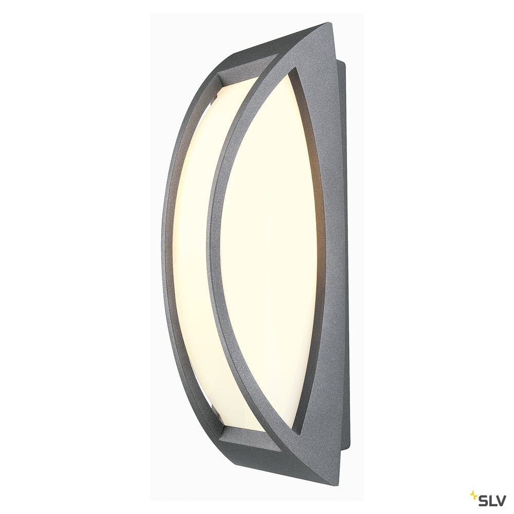 Applique Extérieure Meridian Gris E27 25w Max Ip54 - Slv - 230445