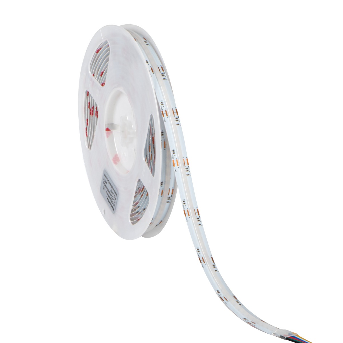 Ruban Led Cob 5m 21w/m 24v Rgbcct Gradable Ip00 Kanlux