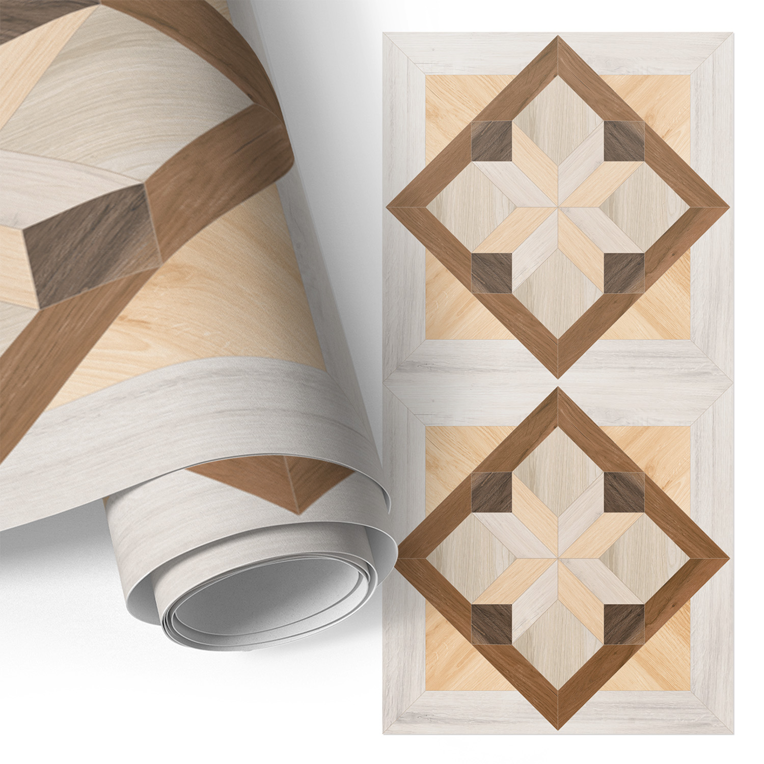 Revêtement Adhésif - Films Autoadhésifs - Application Facile - Pour Tiroirs - Pour Plans De Travail Motif En Bois 50x100 Cm