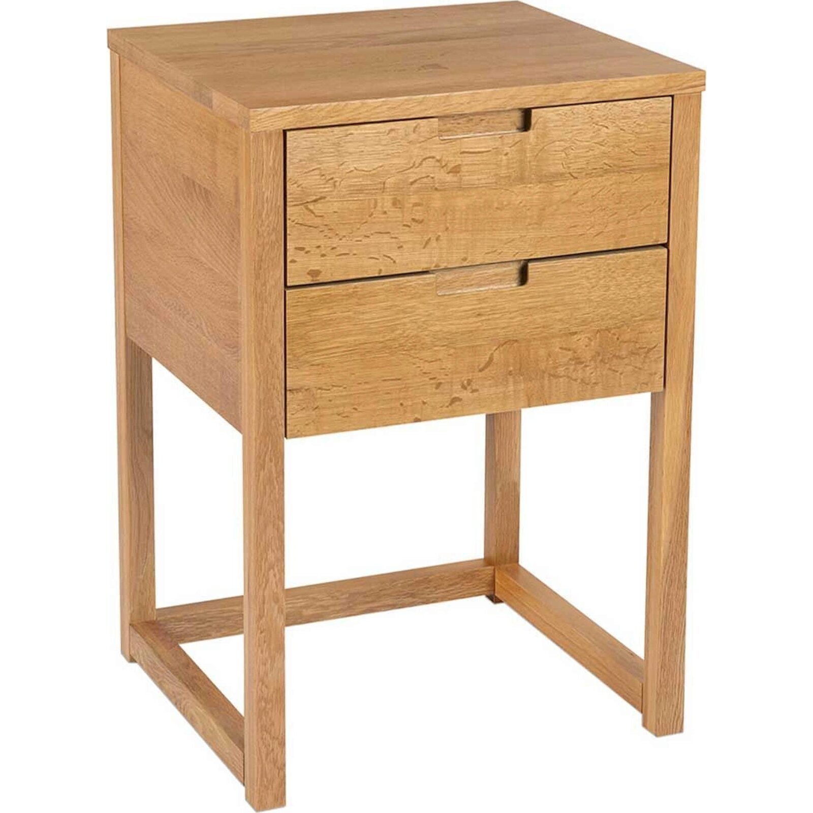 Table De Chevet En Bois De Chêne Fabrication Allemande - Chêne Naturel Clair