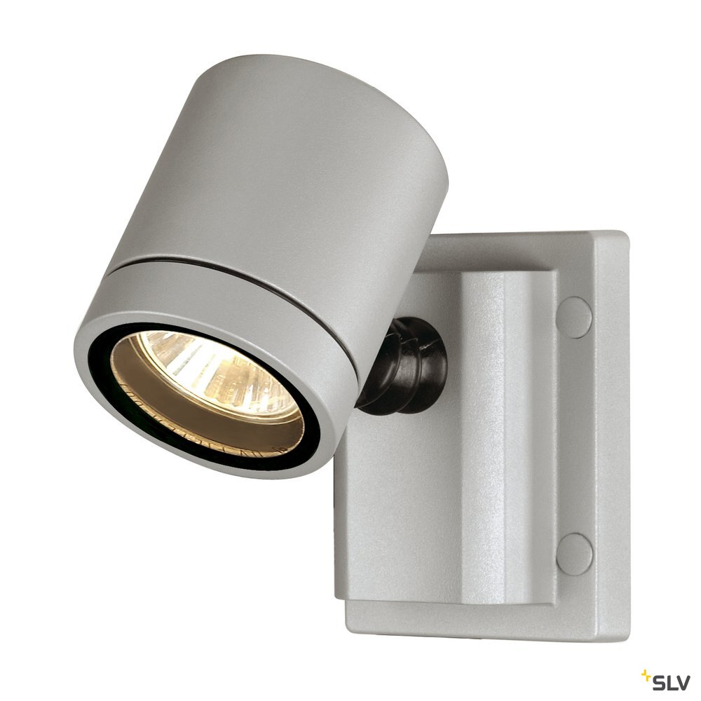 Applique Extérieure Orientable New Myra Wall Gris Argent Gu10 Max. 50w Ip55