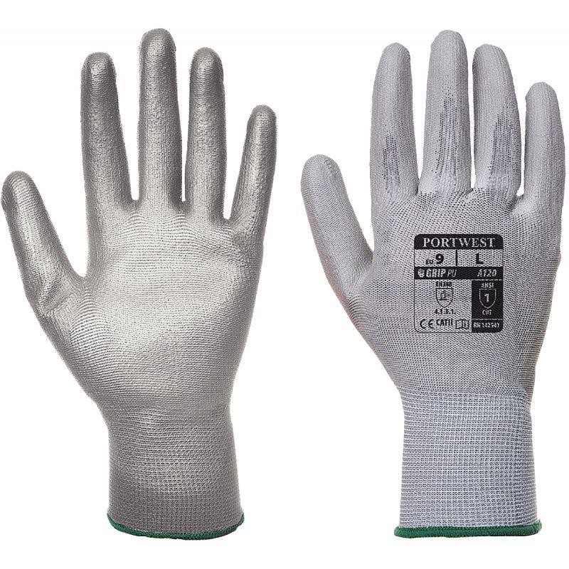 Gant Enduit Pu Couleur: Gris Taille Xs - Portwest