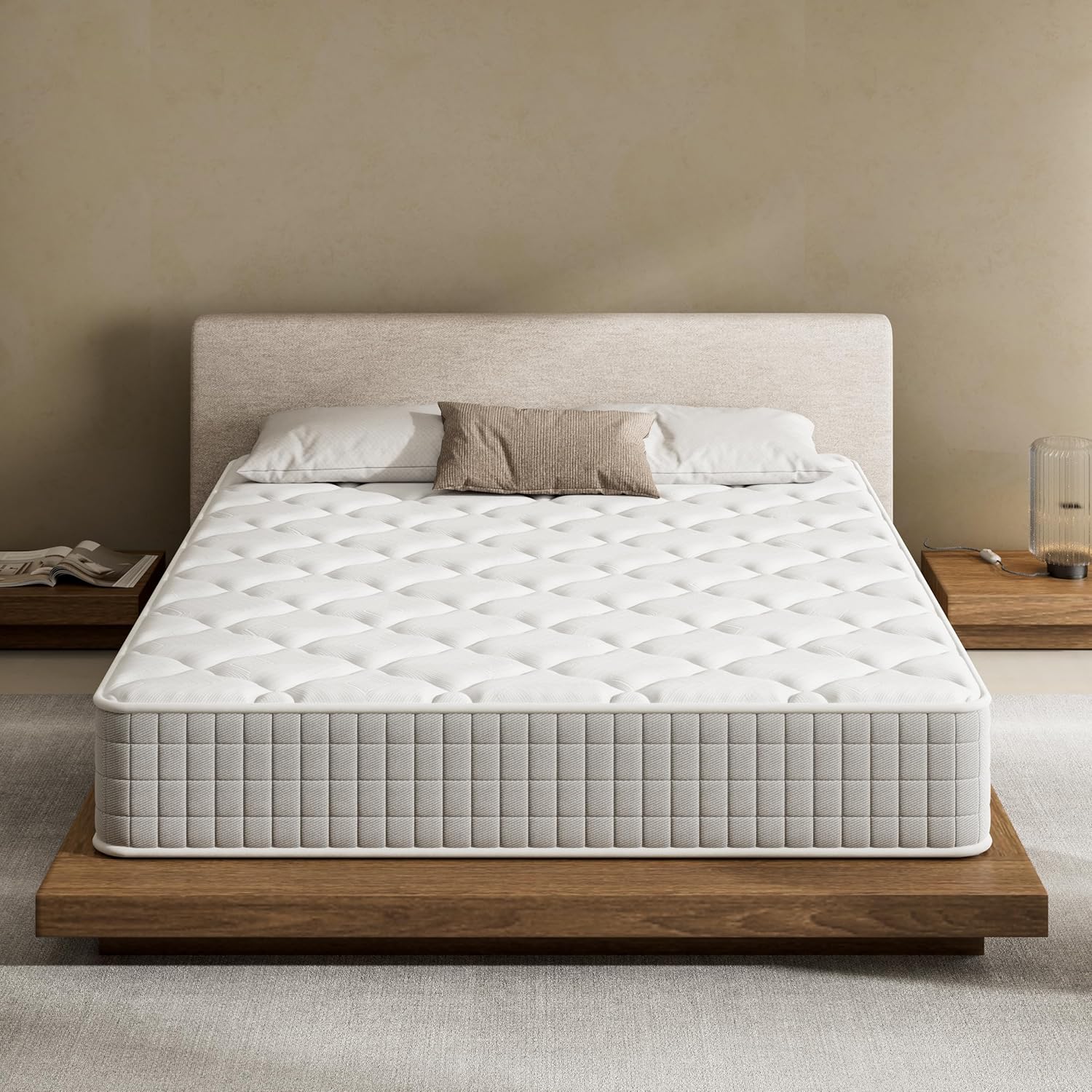 Matelas Mémoire 120 X 200cm Dewinner - Épaisseur 30 Cm - Matelas À Mémoire En Mousse - 7 Zones - Fermeté Moyenne - Ones De Confort Adaptative - Anti-acariens (120x200x30cm)