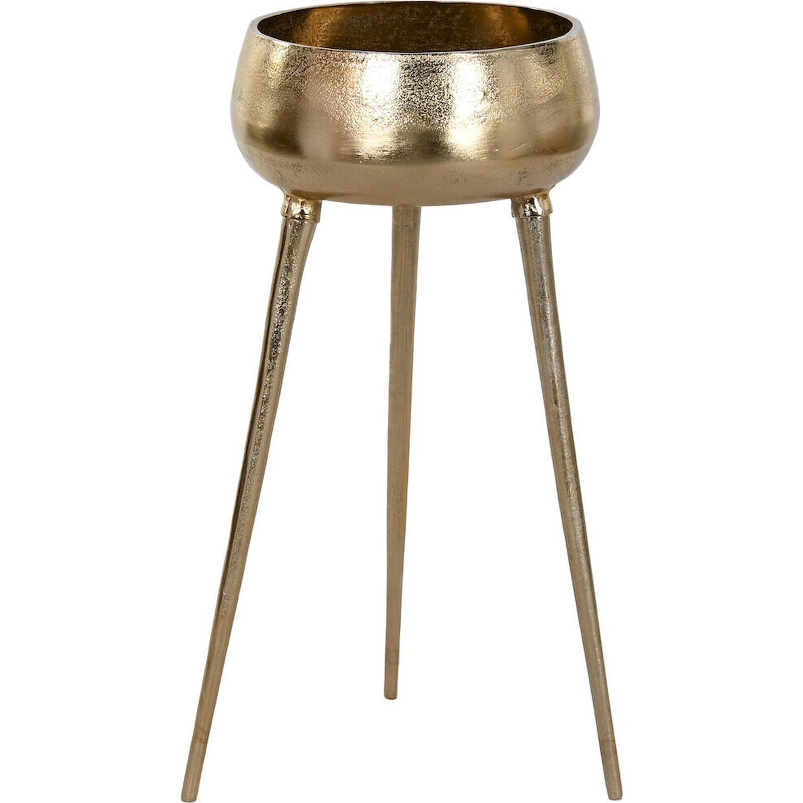 Support De Plante Doré En Aluminium Style Moderne Élégant - Doré Aluminium Élégant