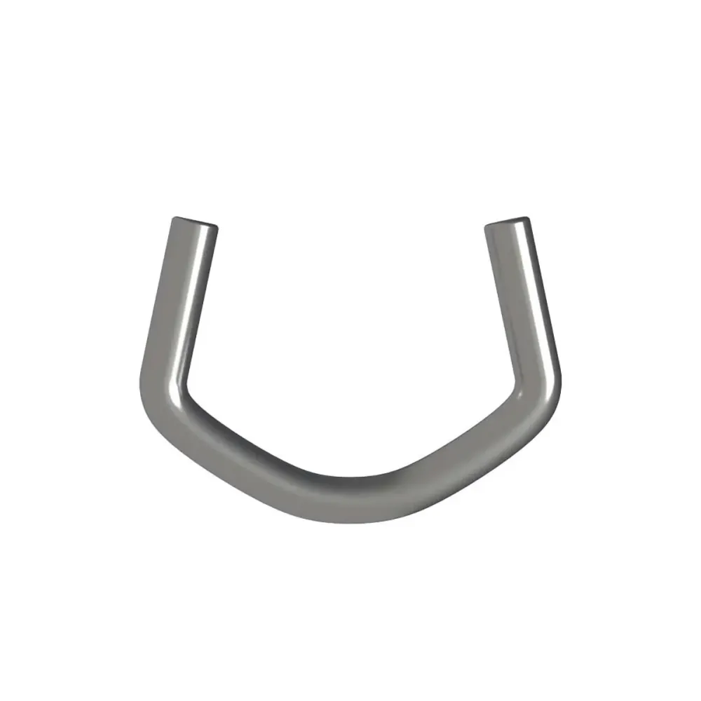 30 Clips En Acier Pour Grillage Rouleau - Forme C 1,8 X 1 Cm