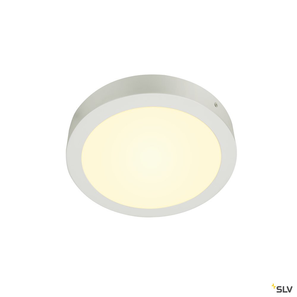 Slv - Plafonniers Intérieurs Led Senser 24 Plafonnier Intérieur Rond Blanc Mat Led 15w 3000k Variable Tria 1003016