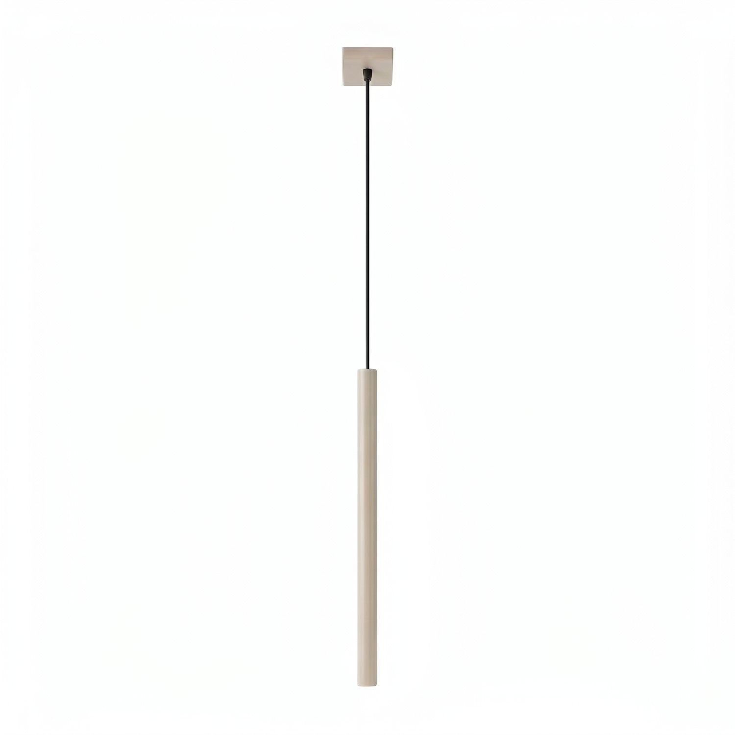 Suspension Moderne Tube Taupe 1xg9 8w Pastelo Sollux Lighting