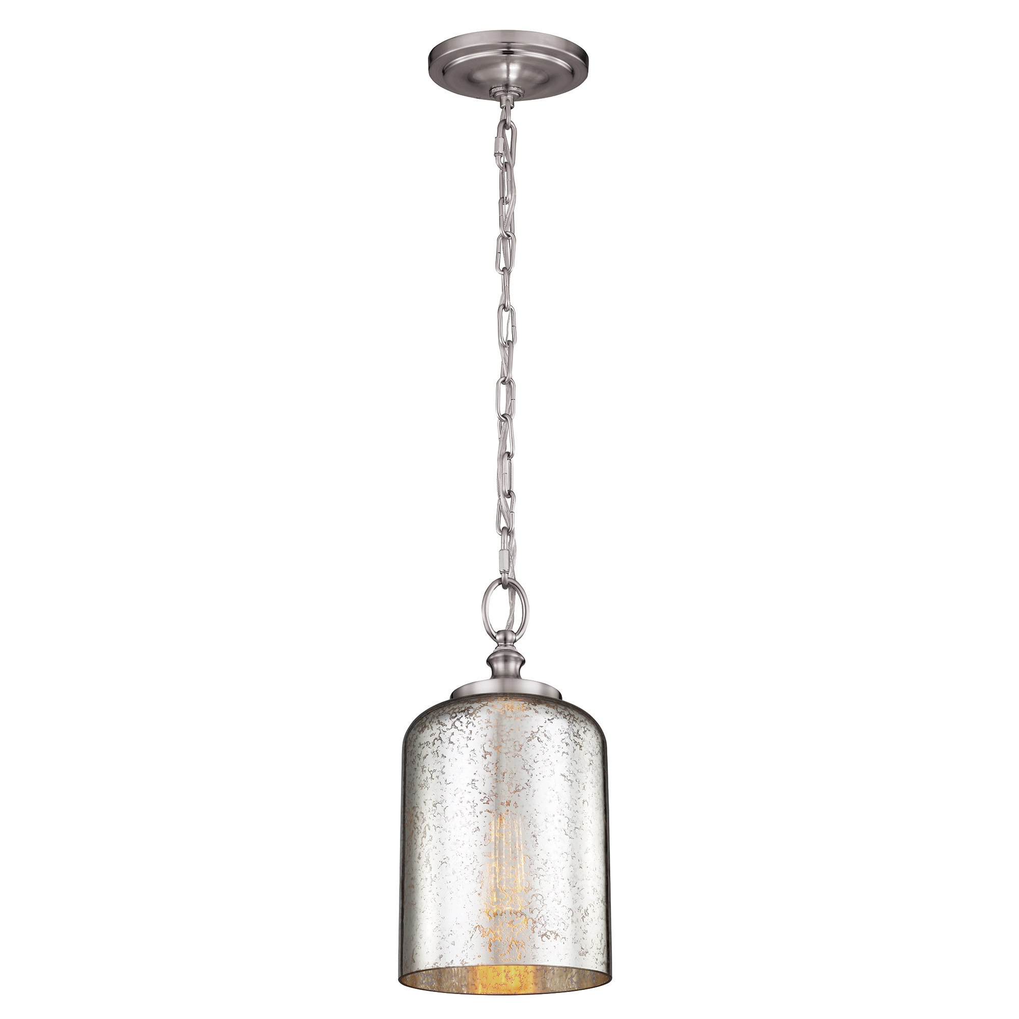 Elstead - Lampe Suspendue Plafonnier Lampe Suspendue Acier Verre Acier Inoxydable Lampe De Salle À Manger