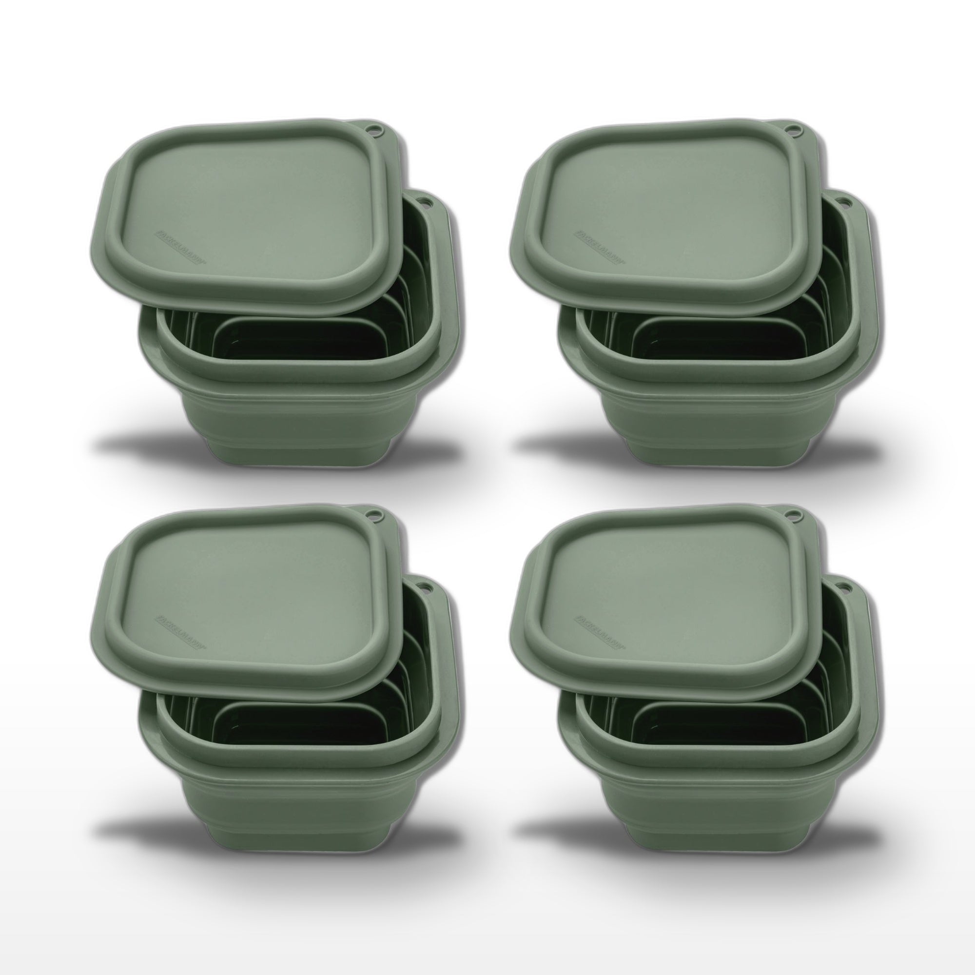Lot De 4 Boîtes À Lunch 1 L Avec 4 Ustensiles De Cuisine Fackelmann Storage