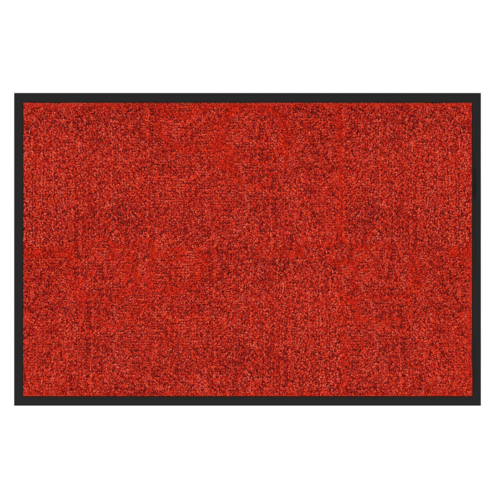 Karat - Tapis De Porte Paillasson D'Entrée Rhine Rouge 120 X 180 Cm