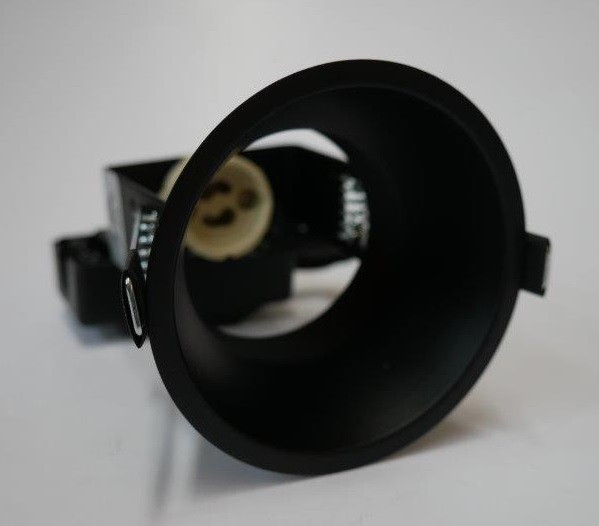 Spot Encastré Intérieur Dorendo Noir Gu10/qpar51 50w Max - Slv - 1000242