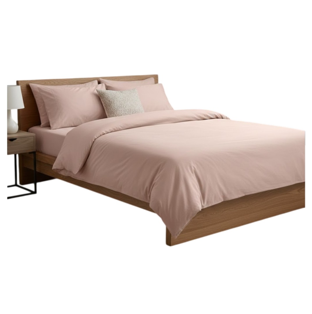 Housse De Couette En Percale 240 X 260 Cm Nude