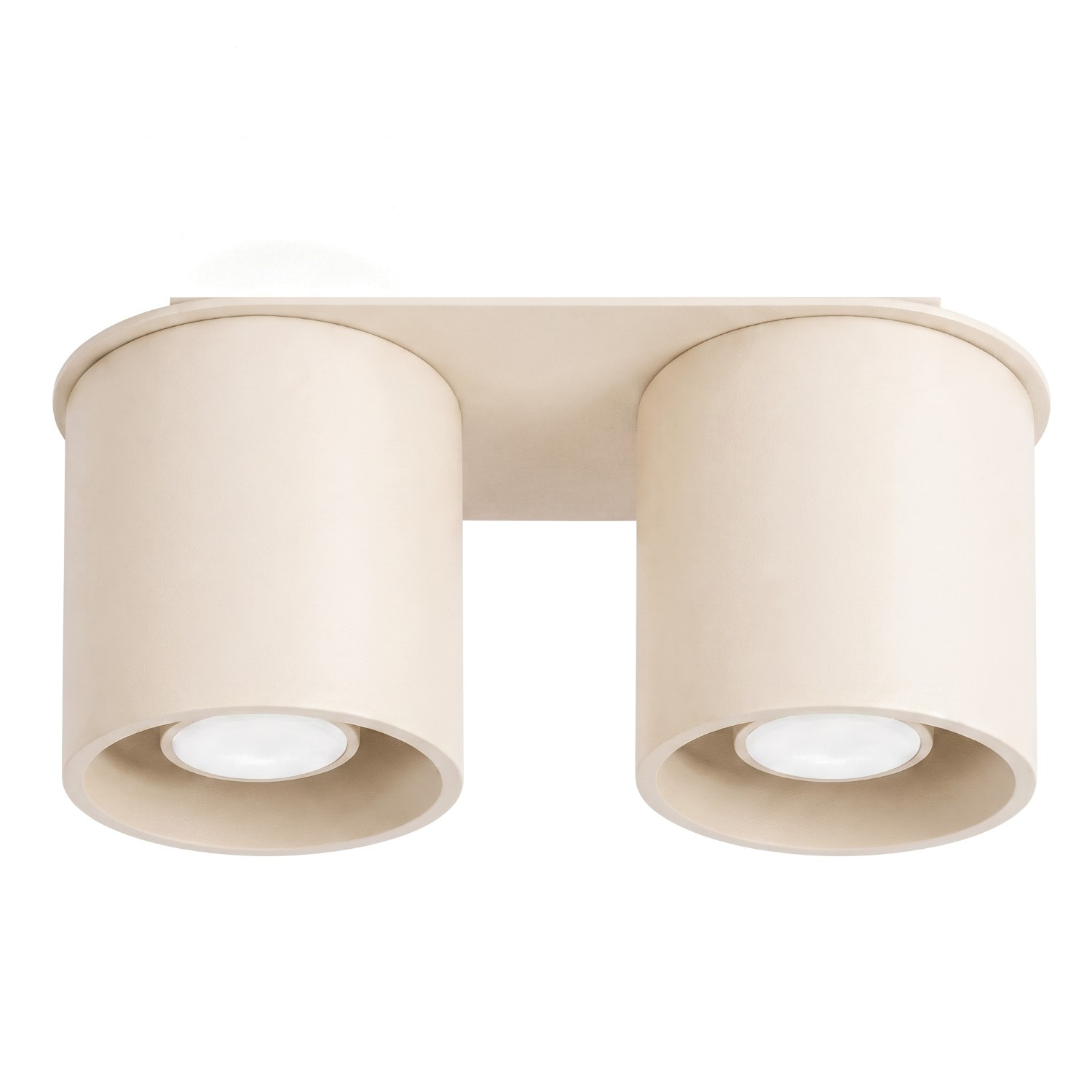Plafonniers Orbis Aluminium Beige 2xgu10 26cm Sollux