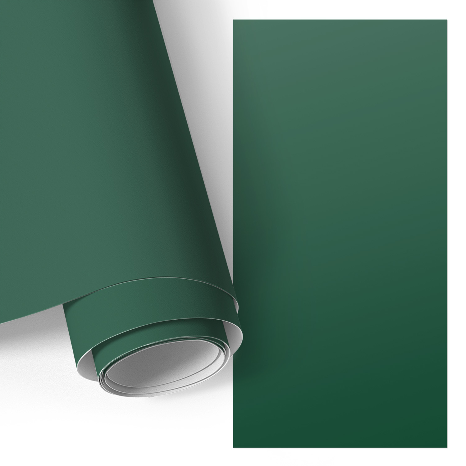 Film Auto-adhésif - Adhésif Décoratif - Imperméable - Pour Meubles - Pour Armoires Vert Bouteille 50x100 Cm