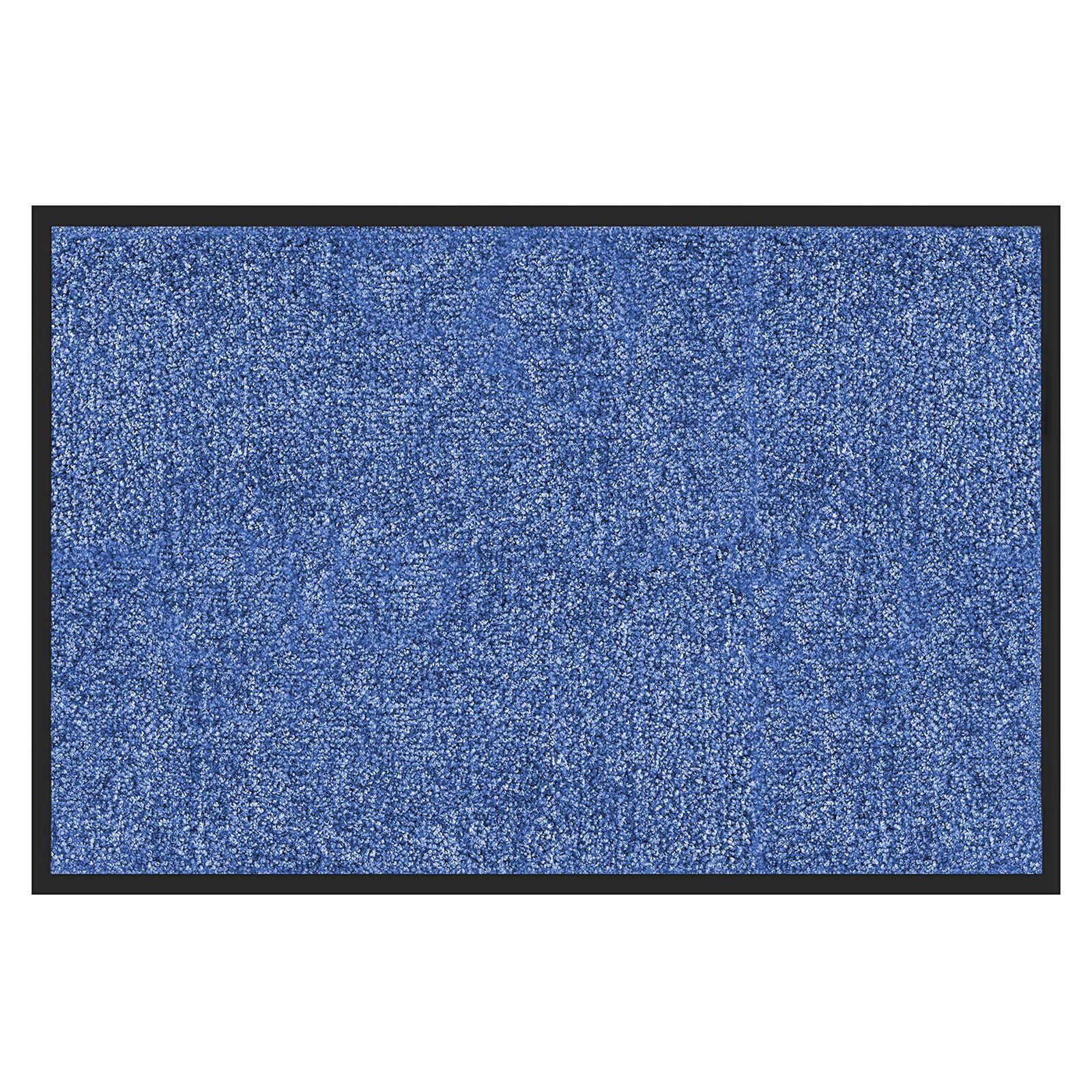 Karat - Tapis De Porte Paillasson D'Entrée Rhine Bleu 120 X 180 Cm