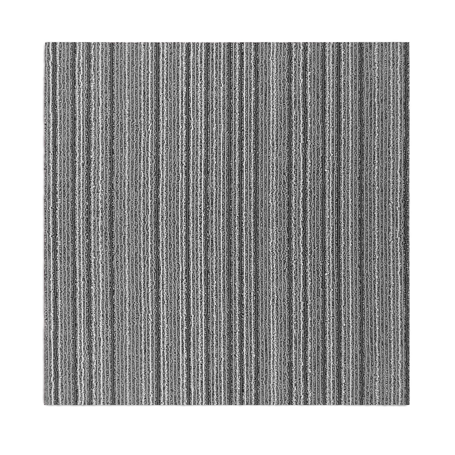 Karat - Dalles De Moquette Antistatiques Et Absorbant Les Sons Venice Gris 50 X 50 Cm