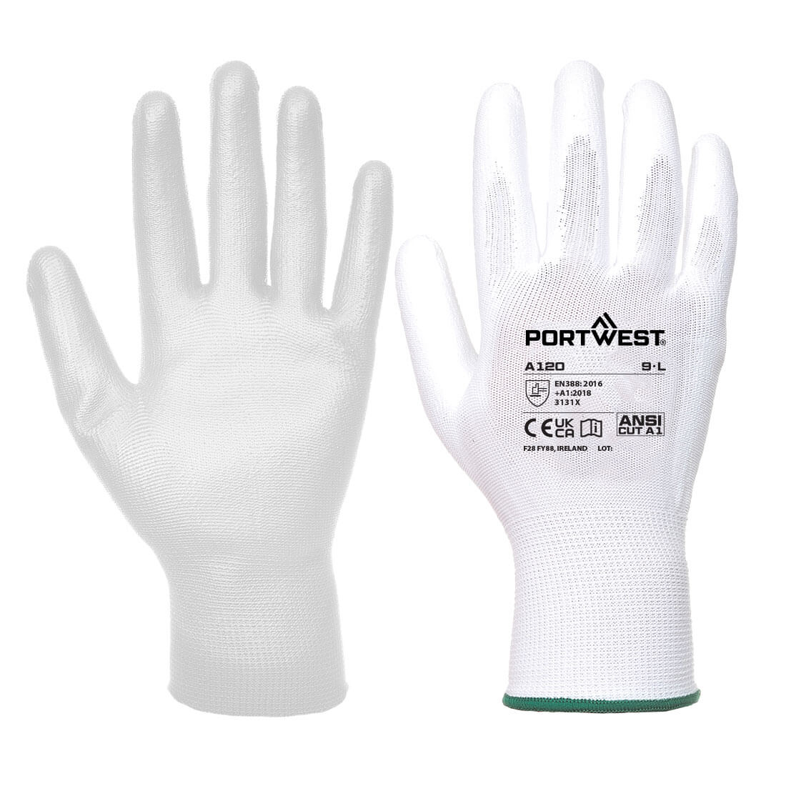 Gant Enduit Pu Couleur: Blanc Taille S - Portwest
