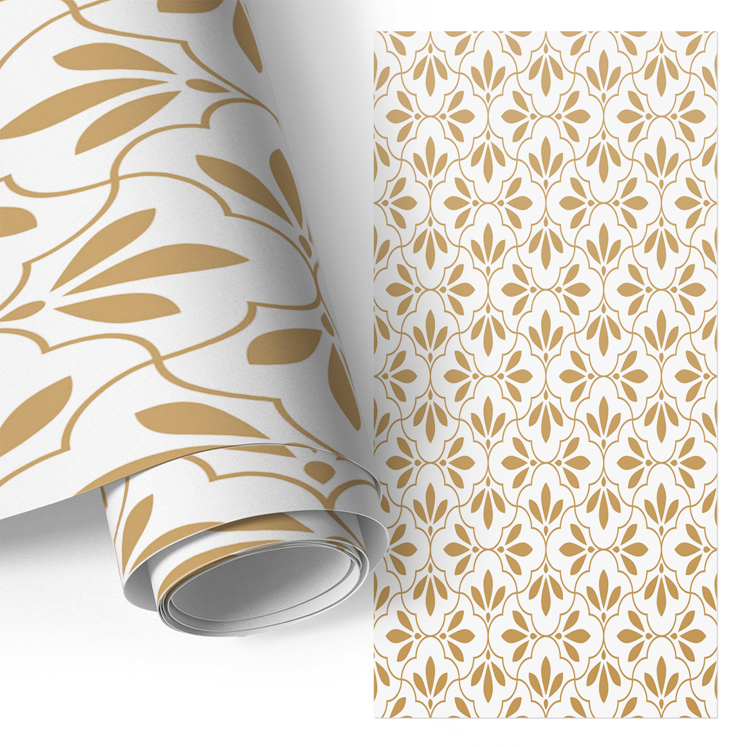 Film Adhésif Décoratif - Look Premium - Transformation Facile - Durable - Pour Placard - Pour Meubles Motif Classique 50x100 Cm