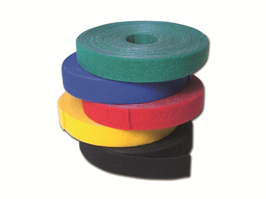 Organisateur De Bande Velcro Pour Câbles Logilink 16 Mm 4 M, Serre-câble Jaune