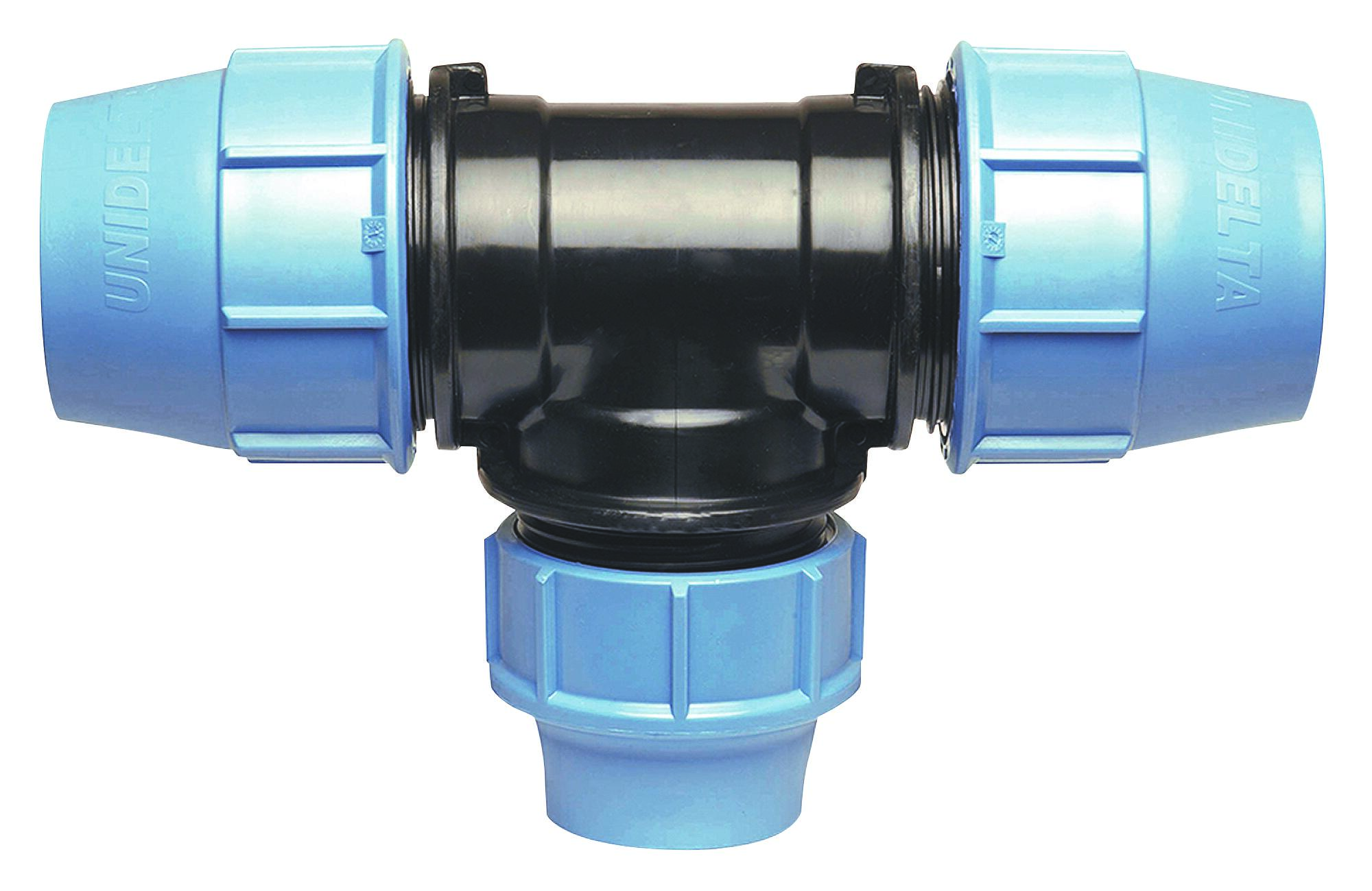 Ayor - Raccord Plastique Té Réduit Au Centre Pour Tube Pe Ø25-20-25 Mm