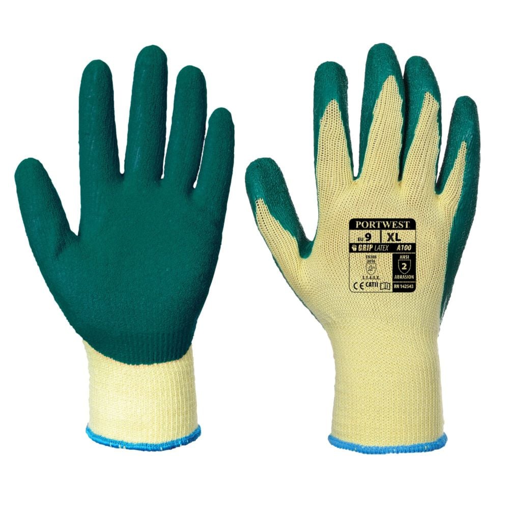Gant Enduit Latex Couleur: Vert Taille Xxl - Portwest