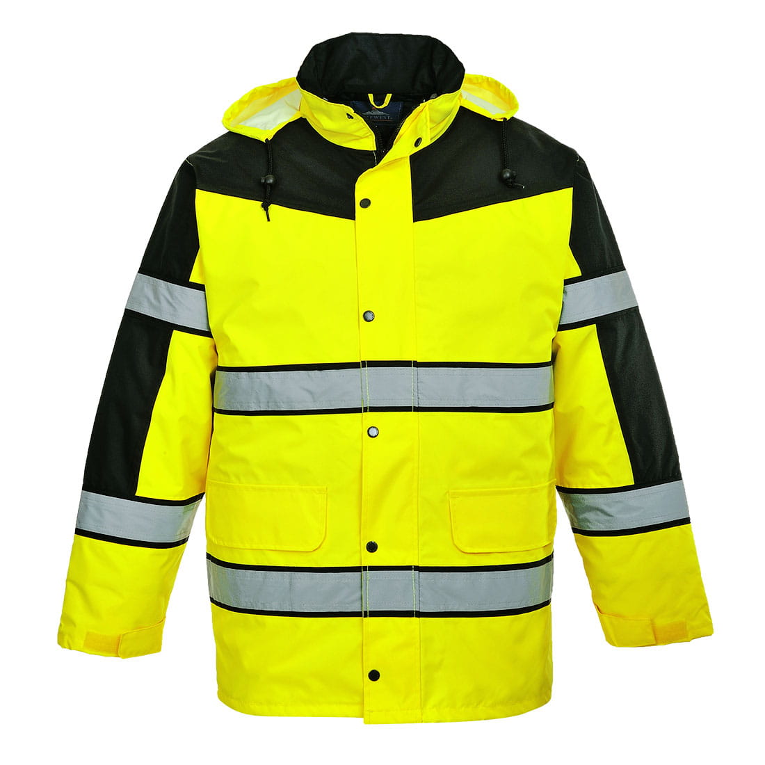 Veste De Travail, Isolée, Imperméable, Avertissement, Jaune L, Portwest