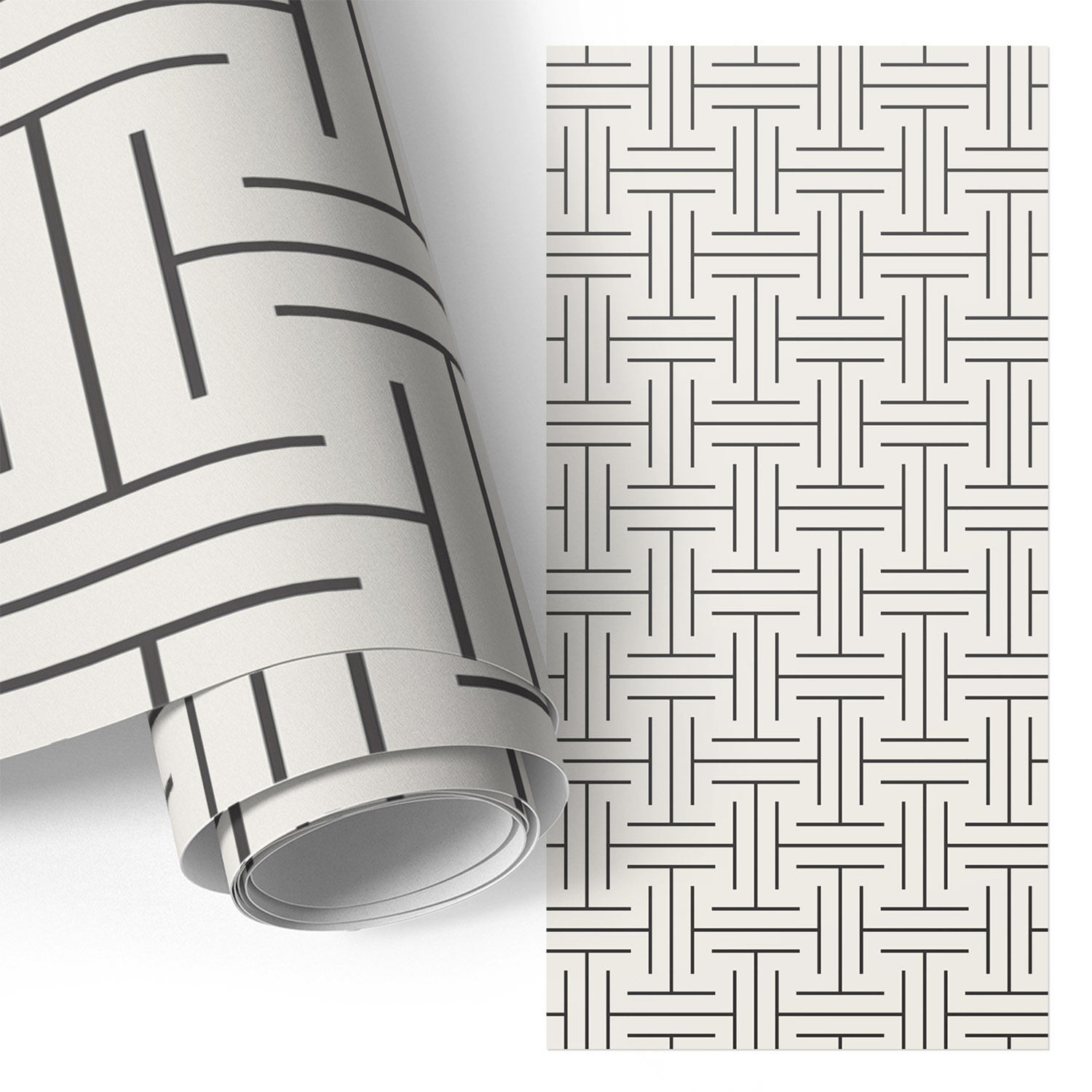Film Adhesif Autocollant - Design Moderne - Imperméable - Pour Meubles - Pour Plans De Travail Motif Minimaliste 65x130 Cm
