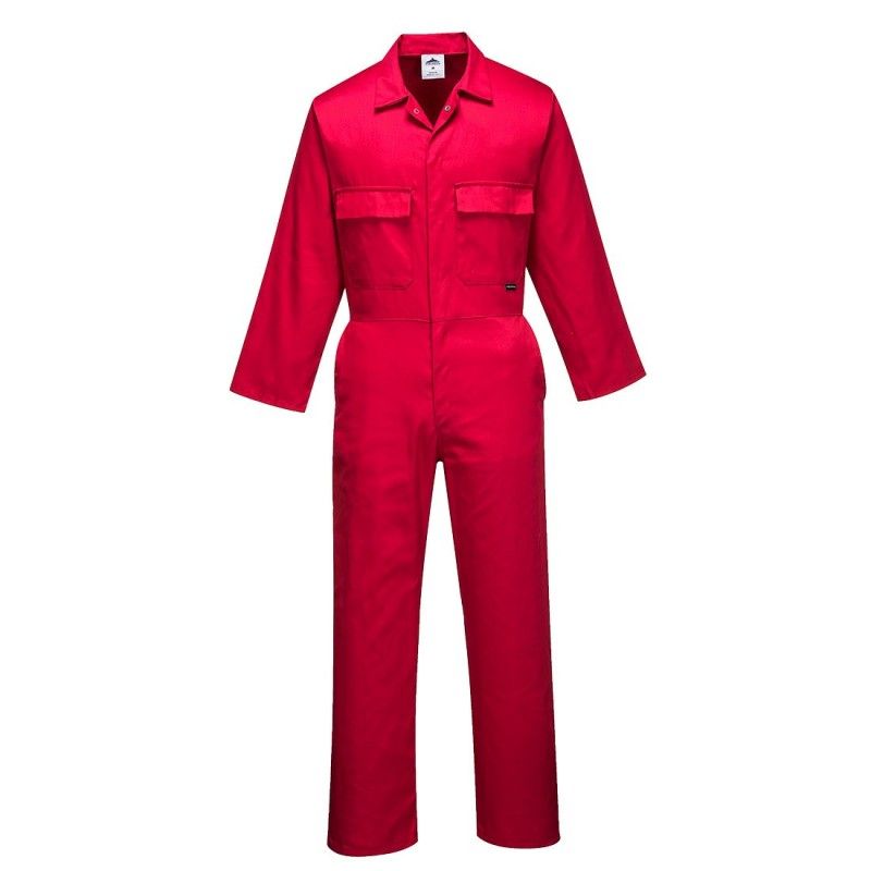 Combinaison Euro Work Rouge 2xl - Fr(54) - Uk(44)