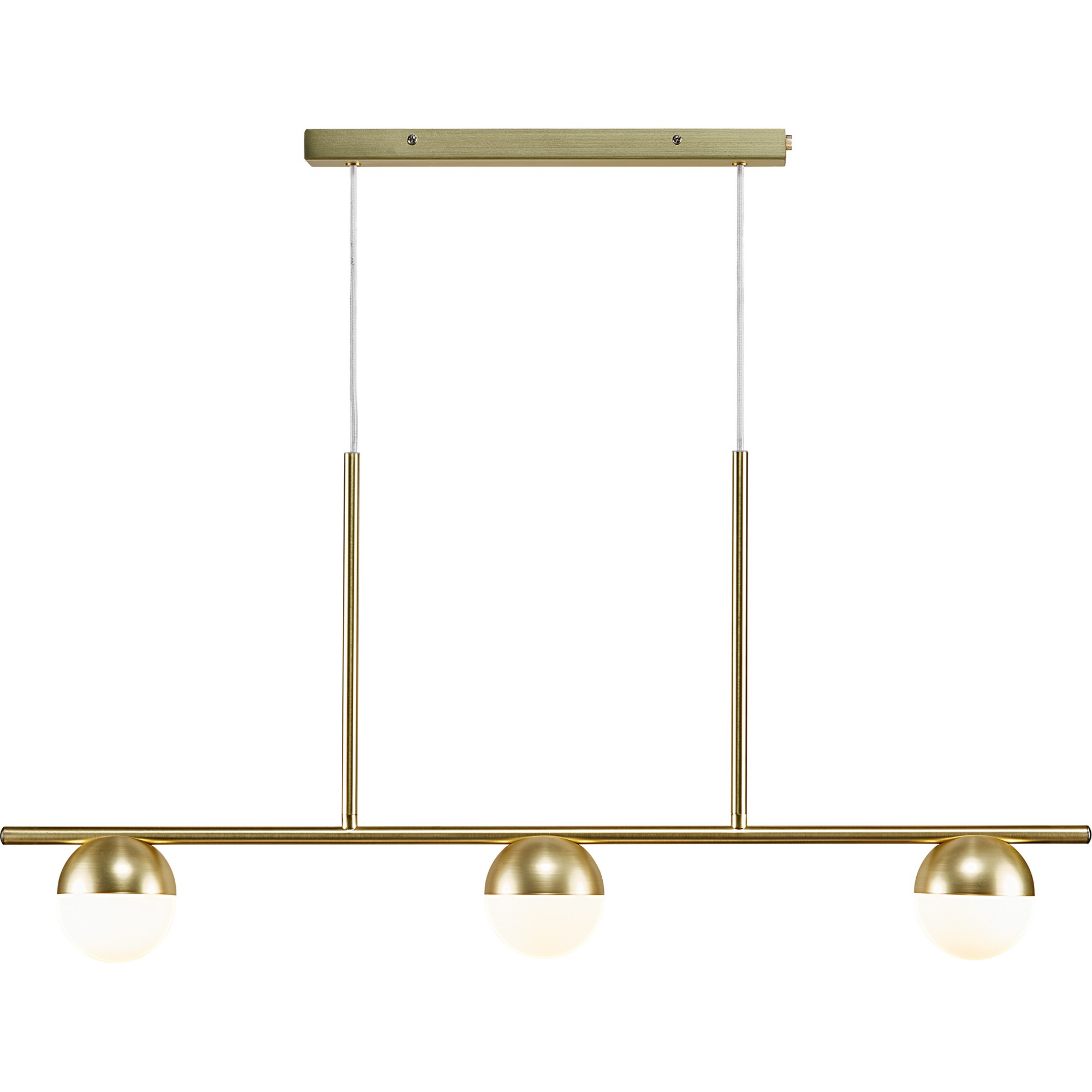 Suspension Contina 3-spot Métal Laiton, H.41.3 - Ip20 - G9 / Nordlux Intérieur