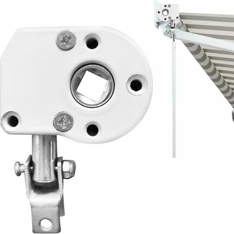 Treuil De Store (lot De 2), Engrenage À Vis Sans Fin Pour Stores, Manivelle De Treuil Pour Stores Pliants, Accessoires De Quincaillerie Universels Pour Stores, Mécanisme De Store, Blanc