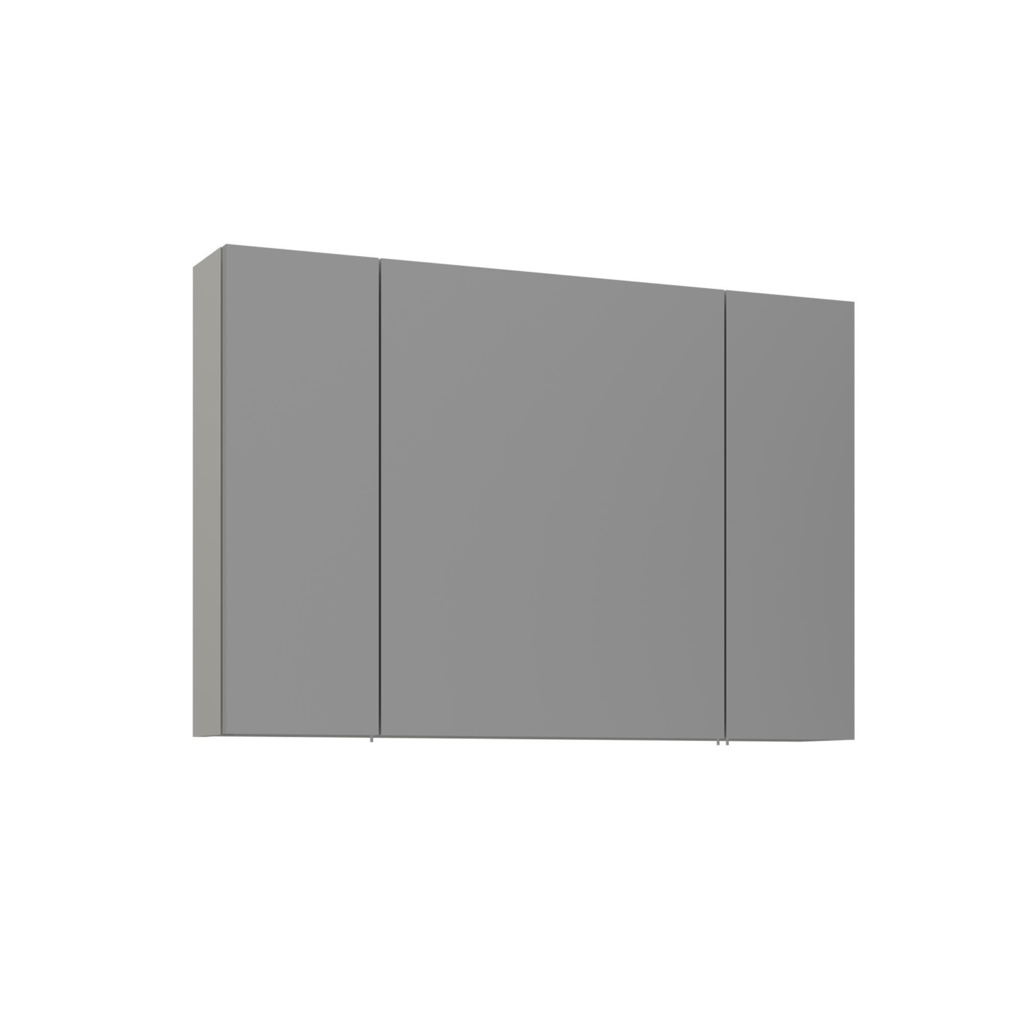 Meuble Salle De Bain Avec Miroir "bari 100" - 97 X 16 X 66 Cm - Matte Cashmere