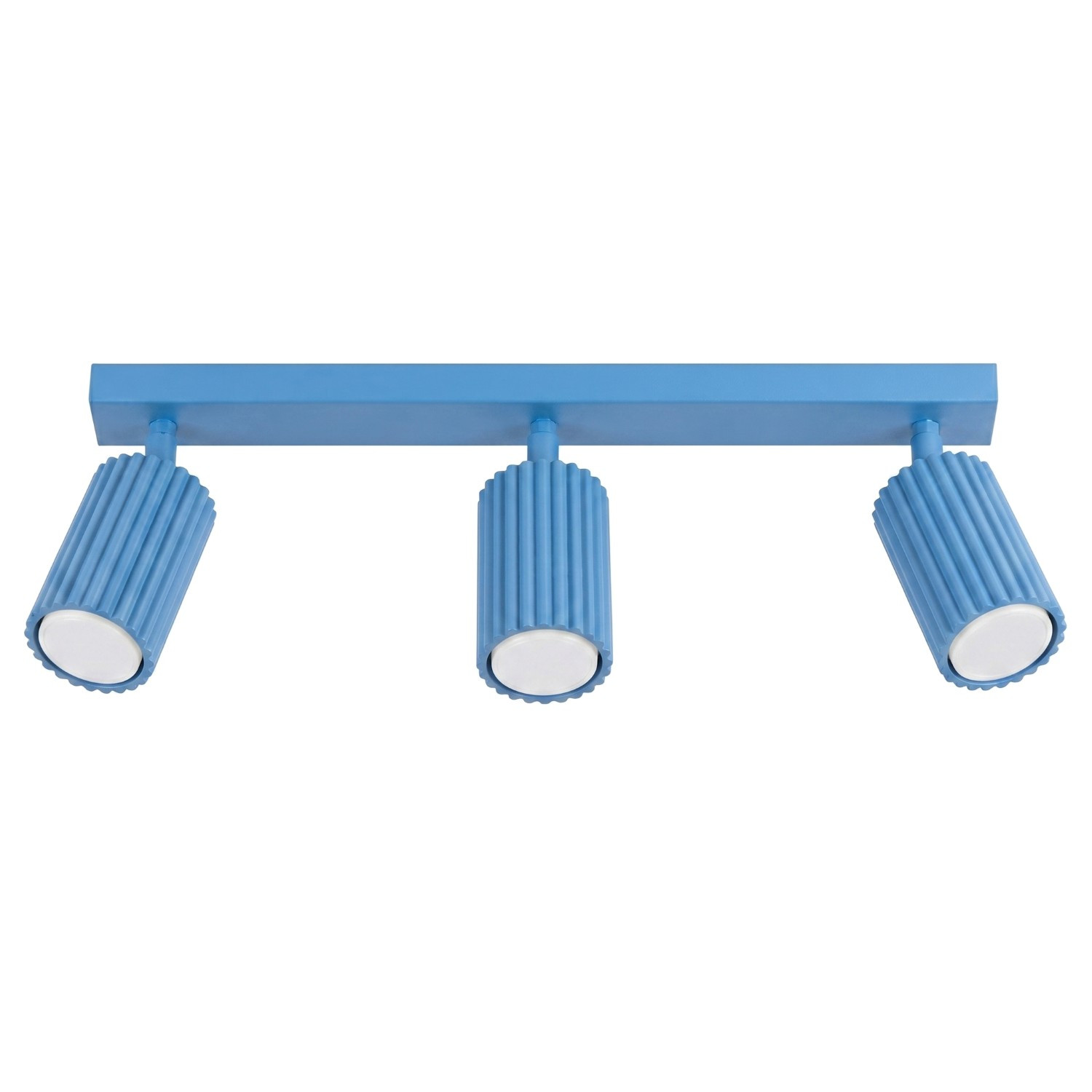 Plafonniers Karbon Aluminium Bleu Ciel 3xgu10 45cm Sollux