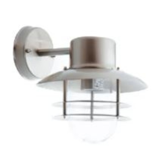 Vito - Applique Varna-d Nickel E27 60w Ip44 Dim. 235x180x270mm