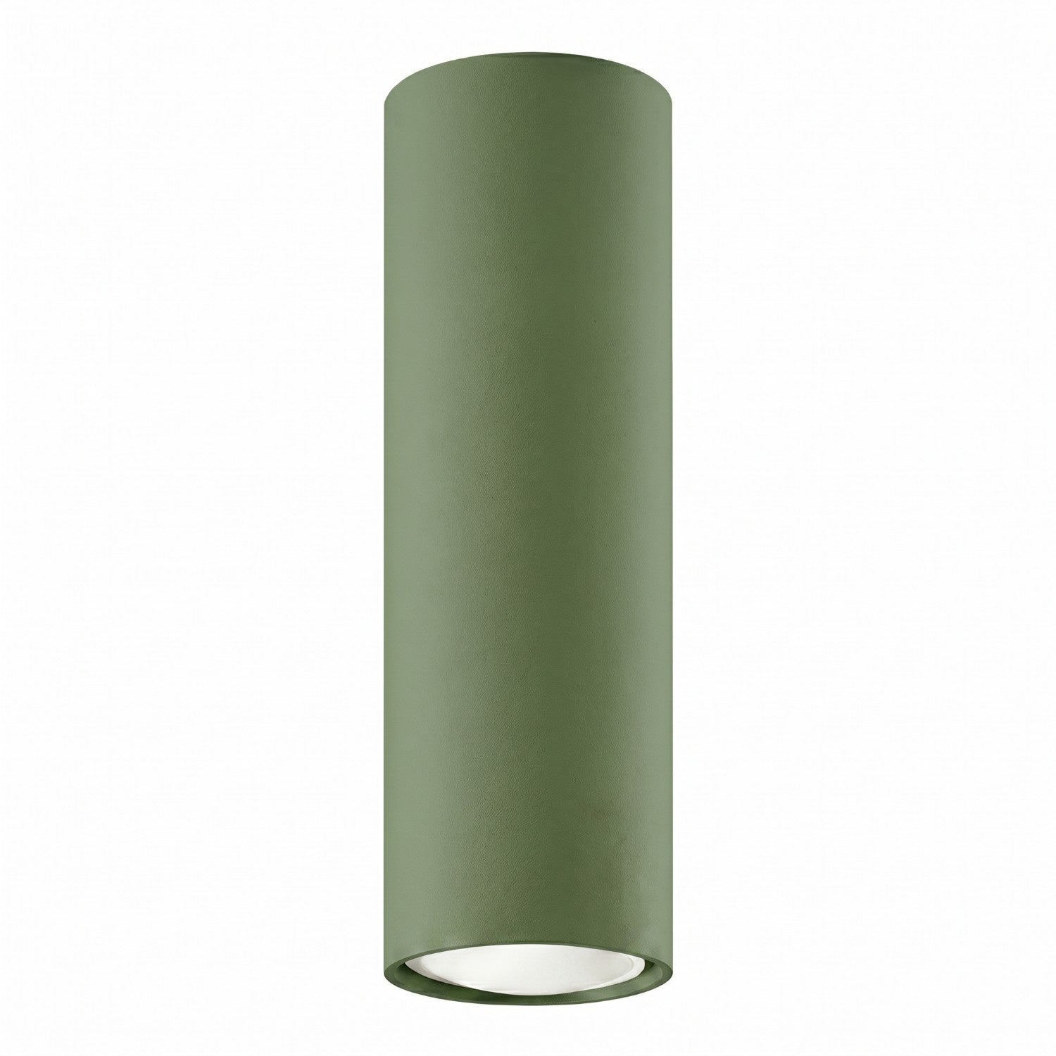 Spot De Plafond Minimaliste Tube Vert Olive Lagos 1xgu10 10w