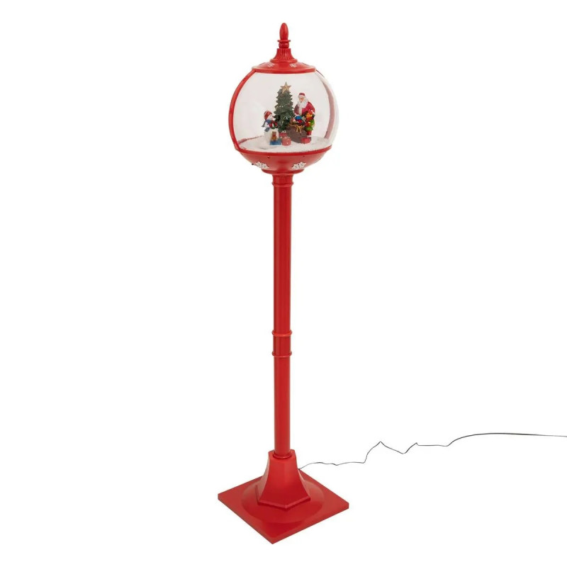 Lampadaire Lumineux De Noël À Effet De Neige 30 Led H. 150 Cm Sur Secteur - Feeric Lights & Christmas