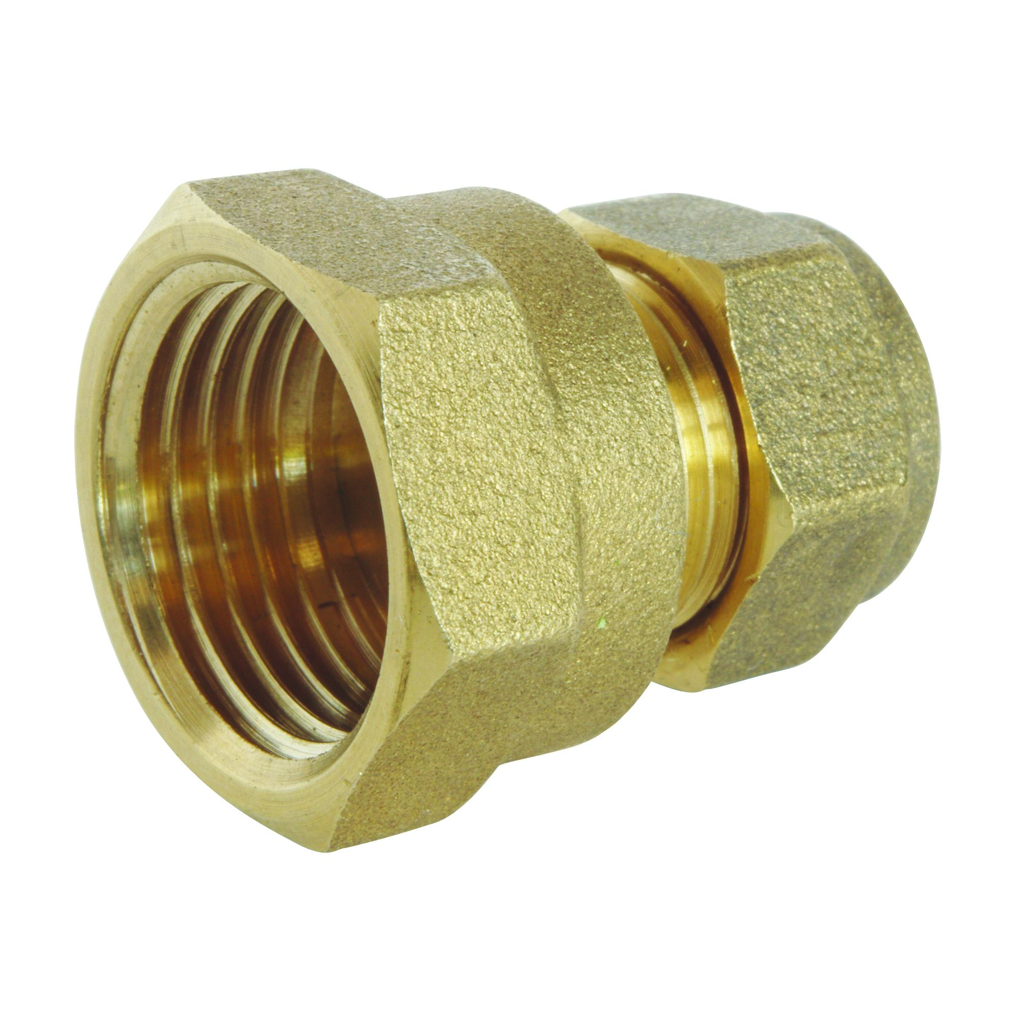 Raccord À Compression Laiton Tc 12 - Femelle 12/17