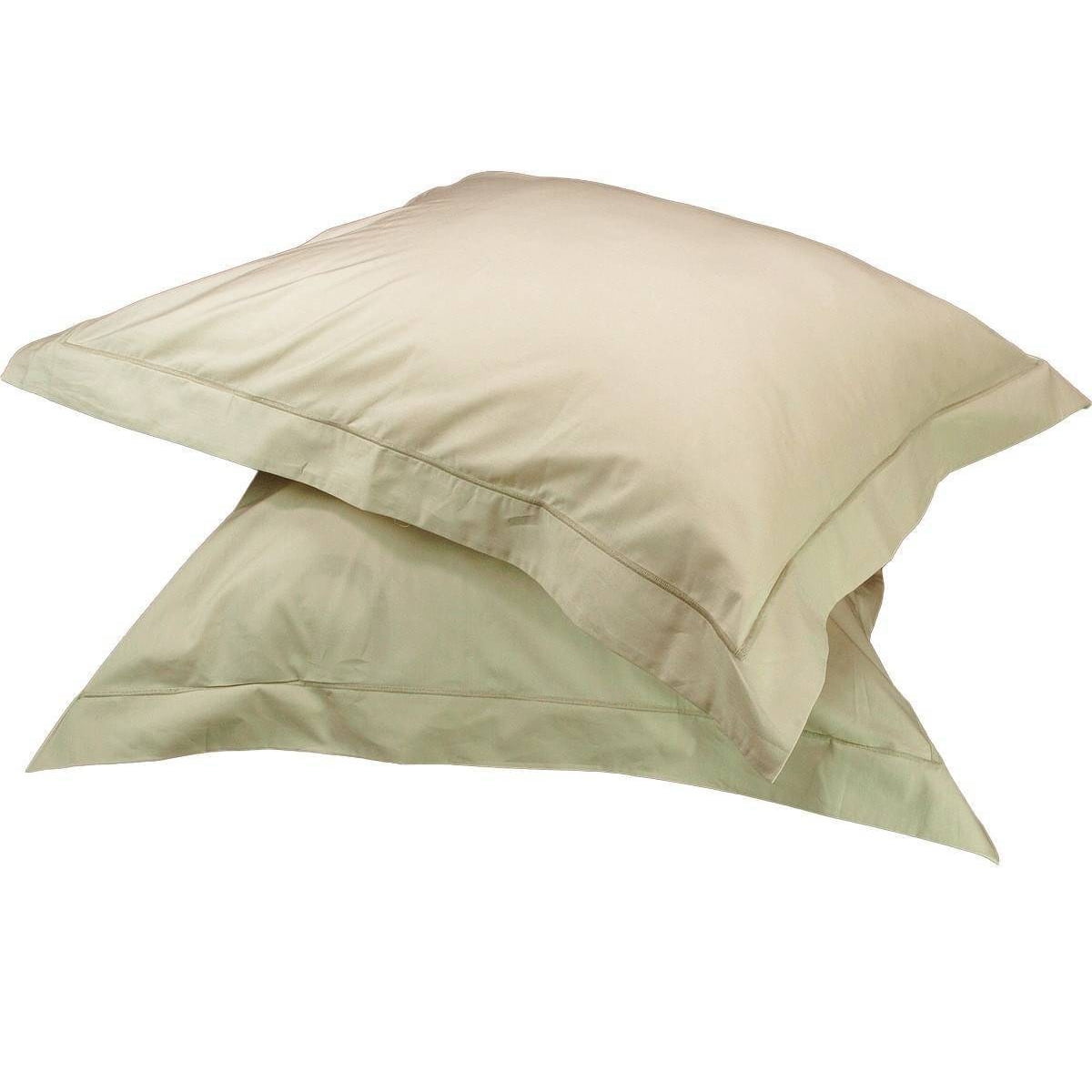 Taies D'Oreiller Percale De Coton Sensei - Ficelle - 50x70lot2