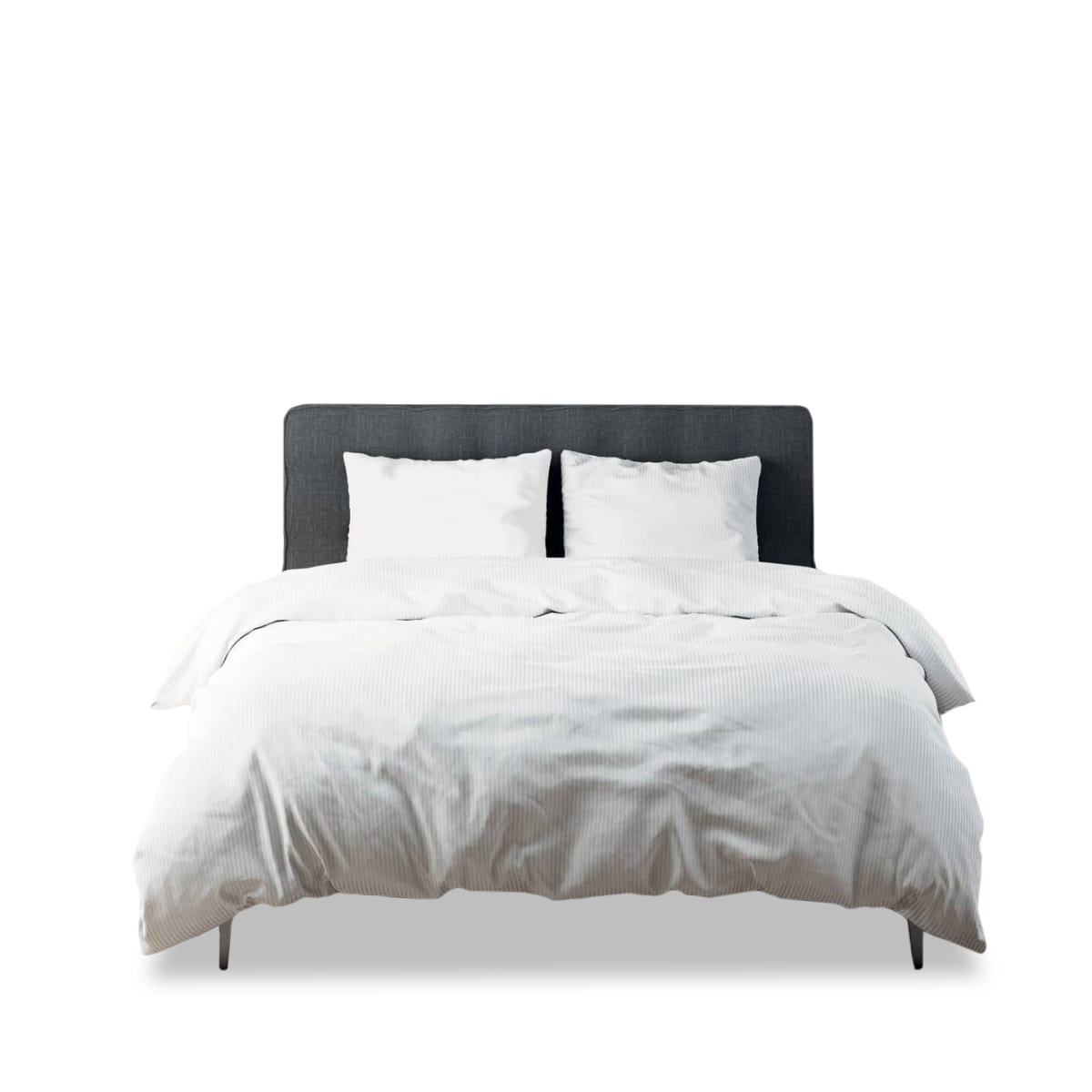 Housse De Couette Satin De Coton Versatin - Blanc - 240x260