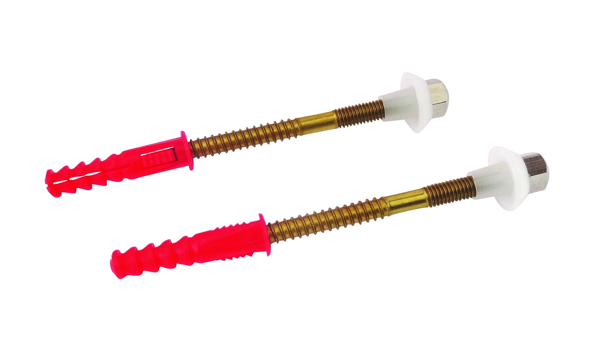 Fixations Pour Cuvette Wc Longueur 9,5cm - Lot De 2